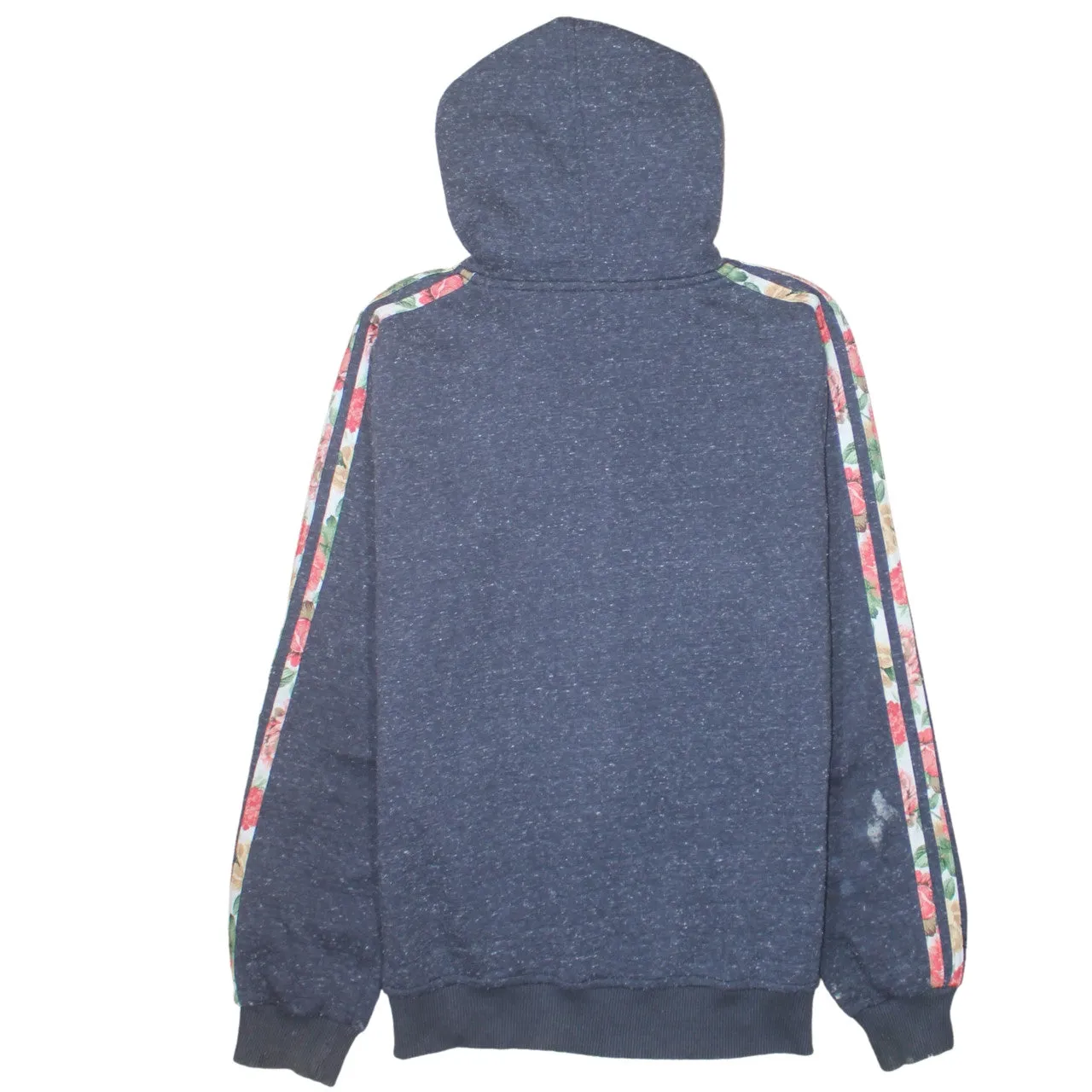 Adidas 90's Spellout Full Zip Up Hoodie Large Blue sold by Vintage Club product image thumbnail 2