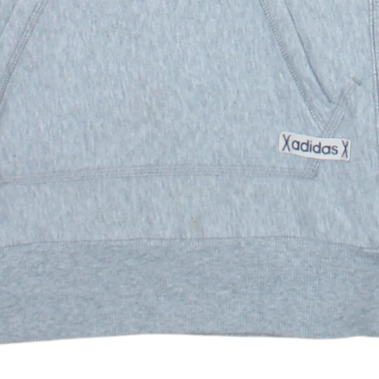 Adidas 90's Spellout Pullover Hoodie XSmall Grey sold by Vintage Club product image thumbnail 4