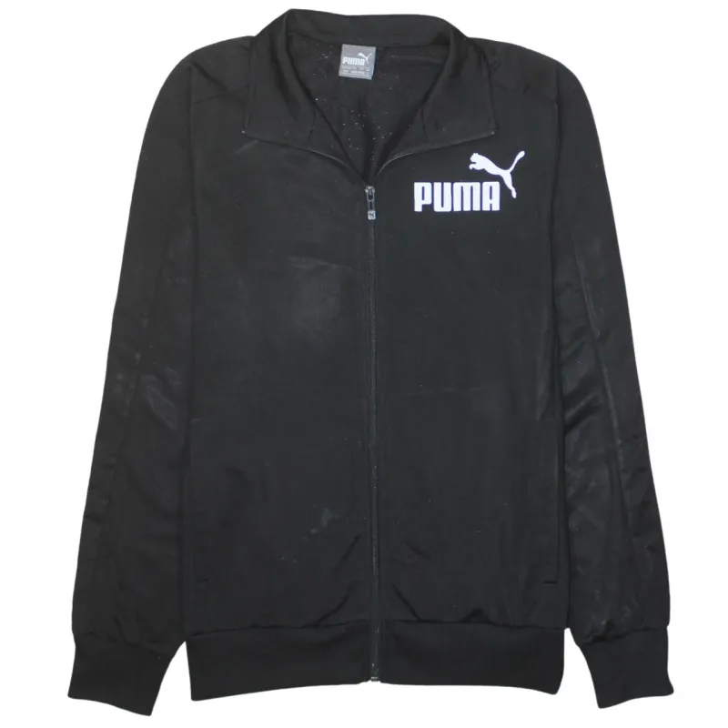 Puma 90's Lightweight Full Zip Up Sweatshirt Small Black sold by Vintage Club