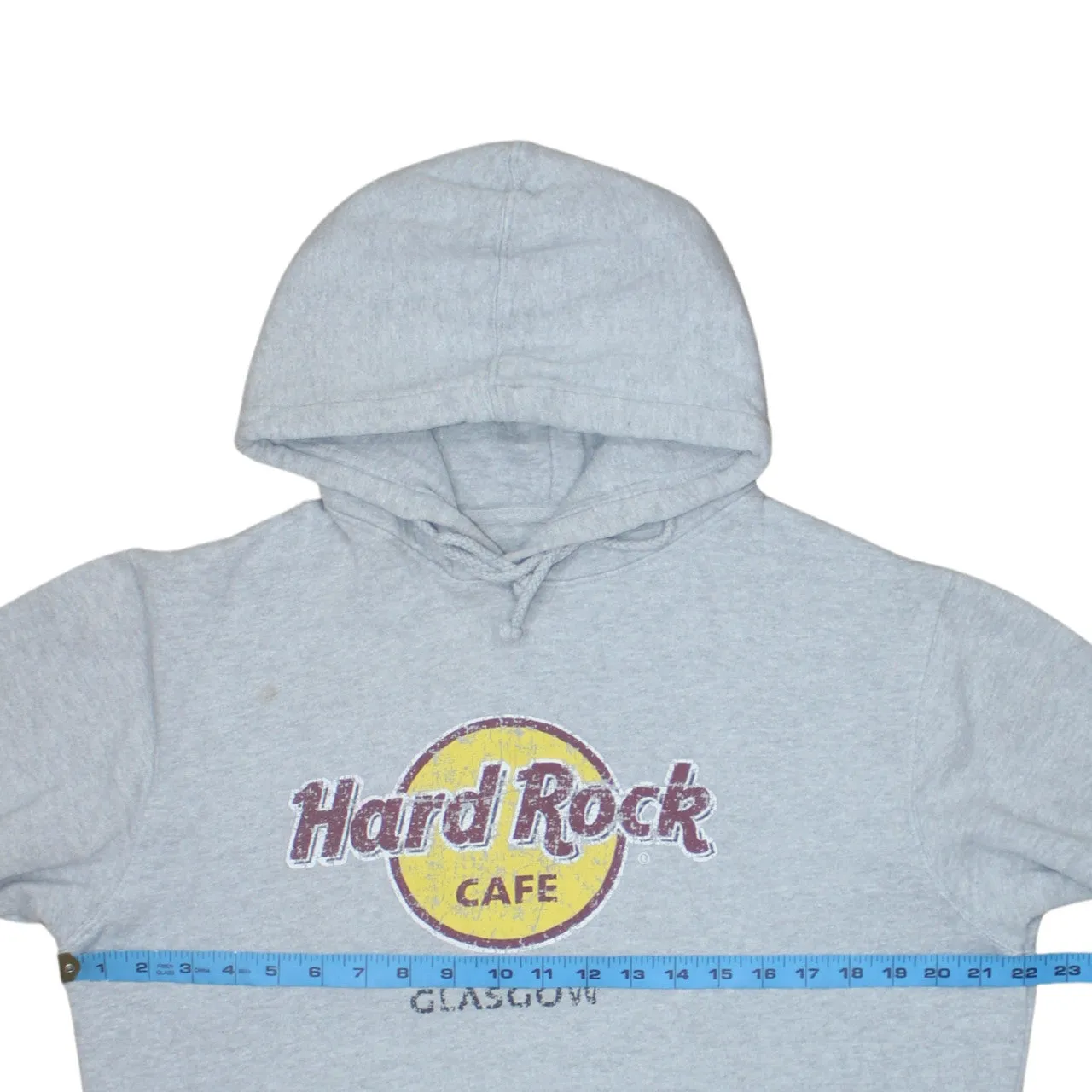 Hard Rock Cafe 90's Spellout Pullover Hoodie Large Grey sold by Vintage Club product image thumbnail 5