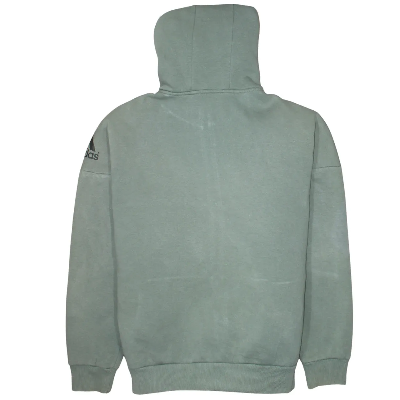 Adidas 90's Lightweight Full Zip Up Hoodie Medium Green sold by Vintage Club product image thumbnail 2