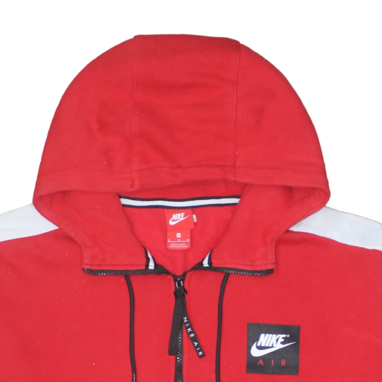 Nike 90's Swoosh Full Zip Up Hoodie XLarge Red sold by Vintage Club product image thumbnail 3