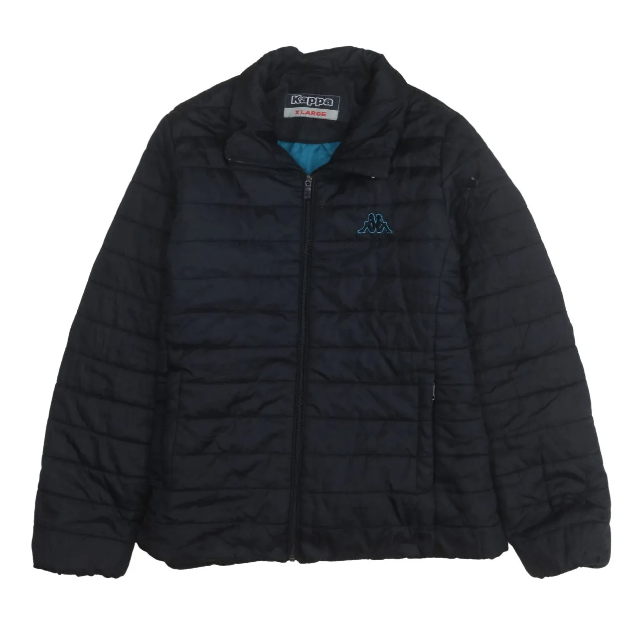 Kappa 90's Lightweight Full Zip Up Windbreaker XLarge Black sold by Vintage Club