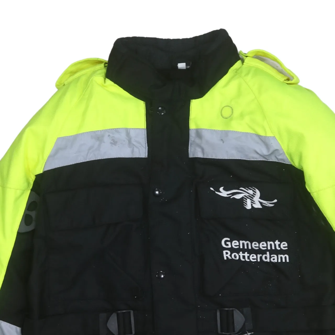 Retro 90's Heavyweight Button Up Windbreaker Medium Black sold by Vintage Club product image thumbnail 3