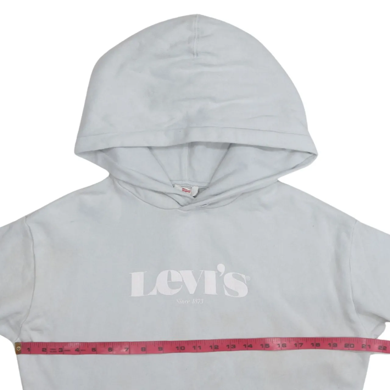 Levi's 90's Spellout Pullover Hoodie XSmall Grey sold by Vintage Club product image thumbnail 5