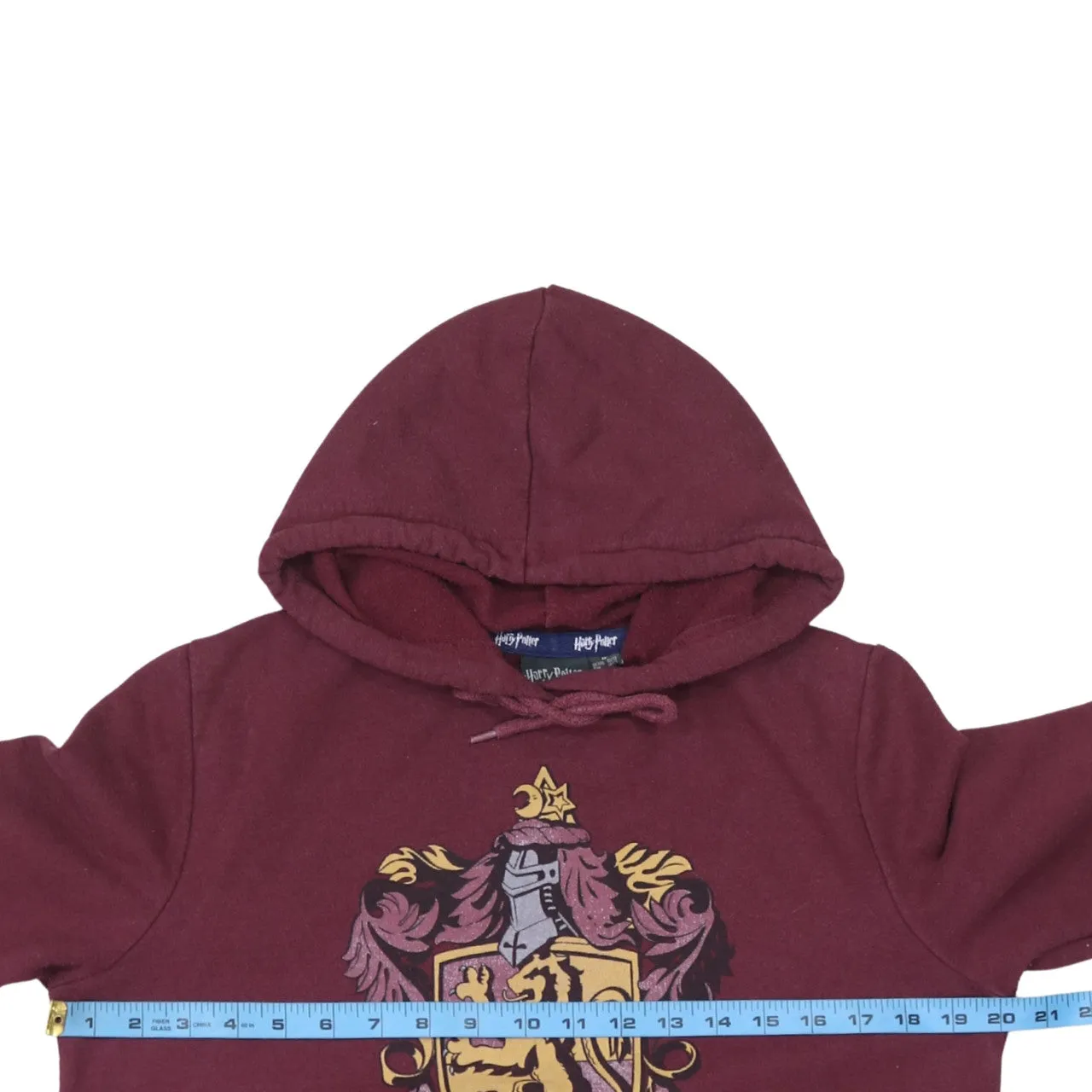 Harry Potter 90's Drawstring Pockets Pullover Hoodie Medium Burgundy Red sold by Vintage Club product image thumbnail 5