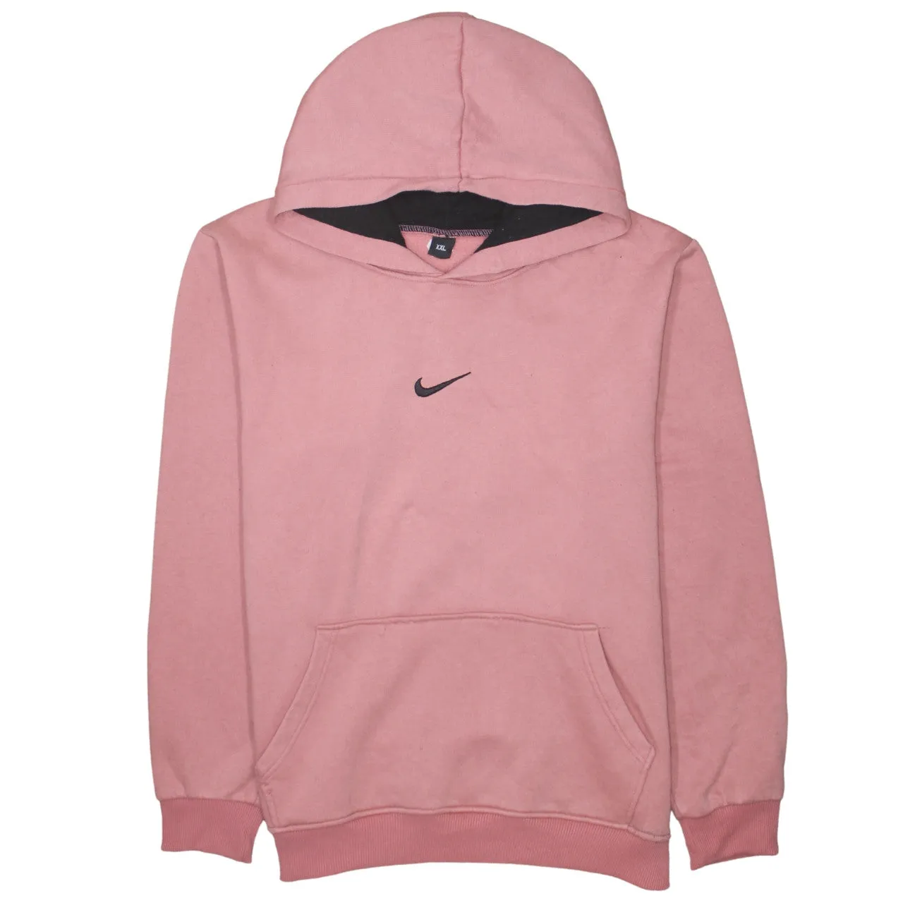 Nike 90's Center Middle Swoosh Pullover Hoodie XXLarge (2XL) Pink sold by Vintage Club