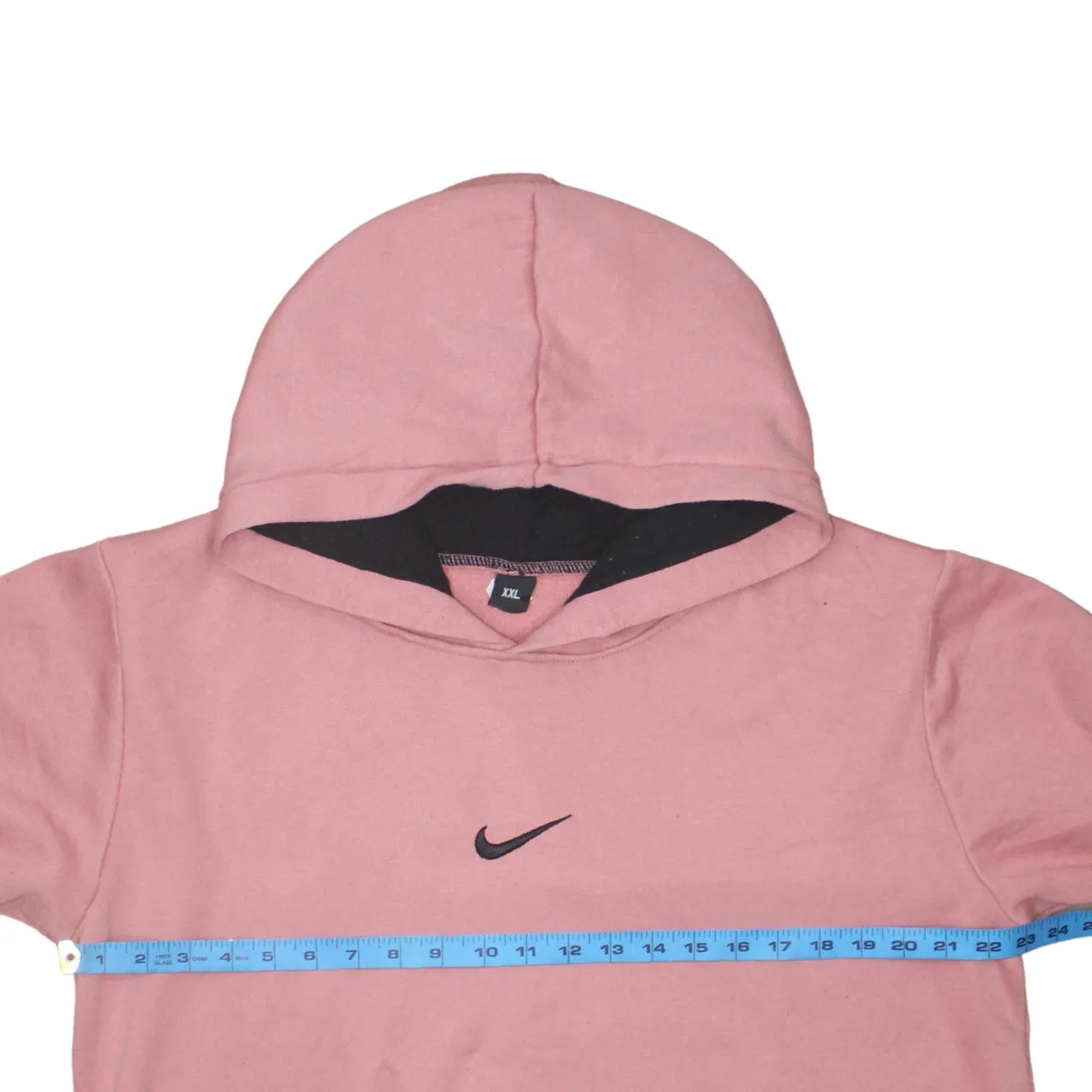 Nike 90's Center Middle Swoosh Pullover Hoodie XXLarge (2XL) Pink sold by Vintage Club product image thumbnail 5