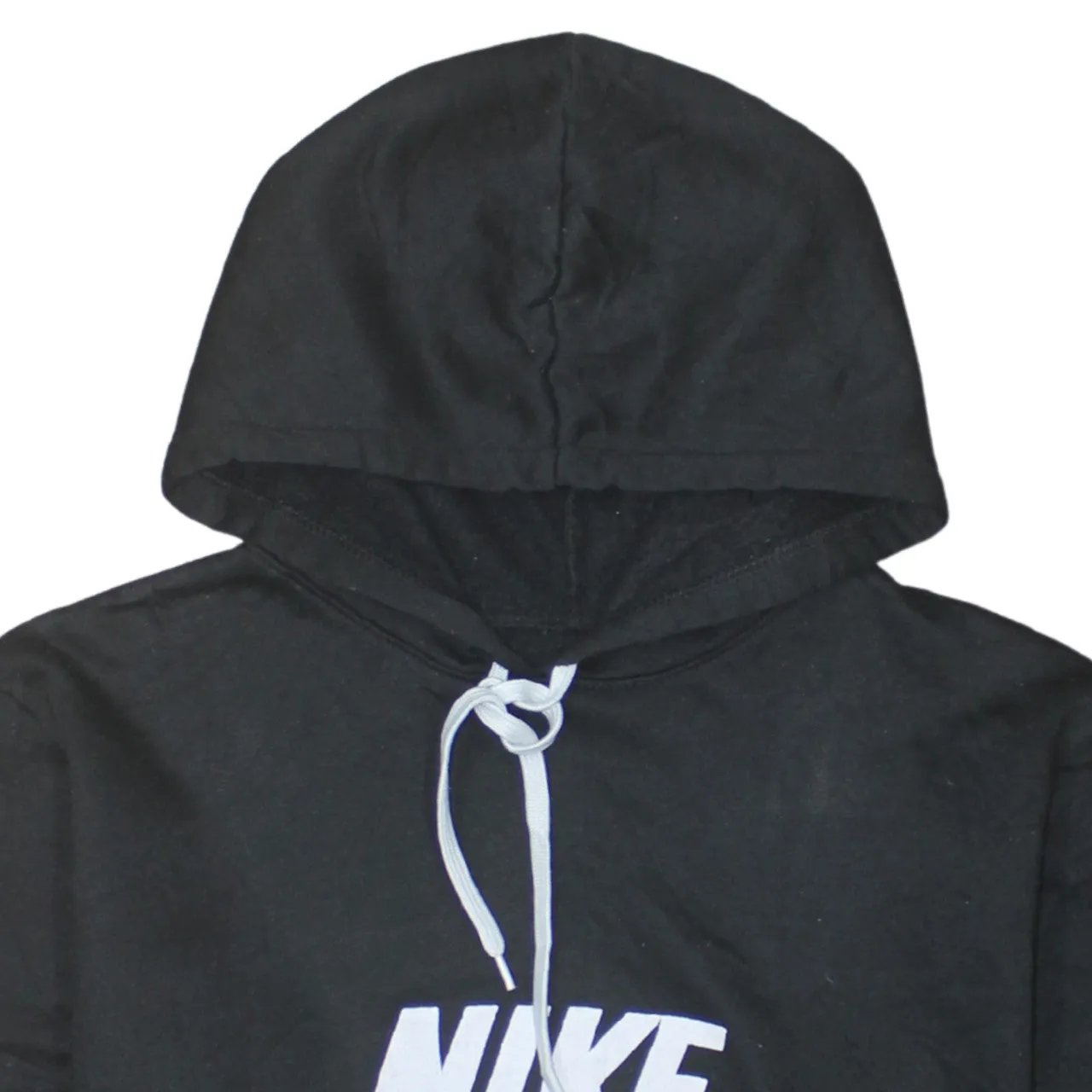 Nike 90's Center Middle Swoosh Pullover Hoodie Medium Black sold by Vintage Club product image thumbnail 3