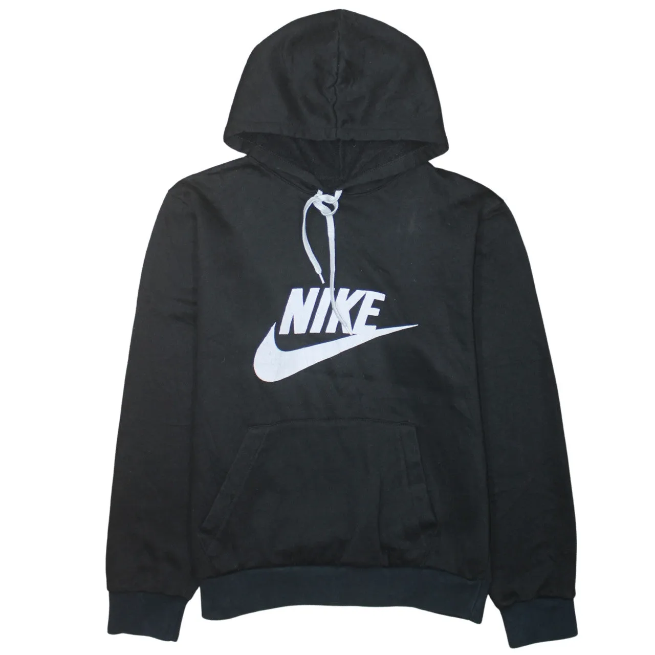 Nike 90's Center Middle Swoosh Pullover Hoodie Medium Black sold by Vintage Club