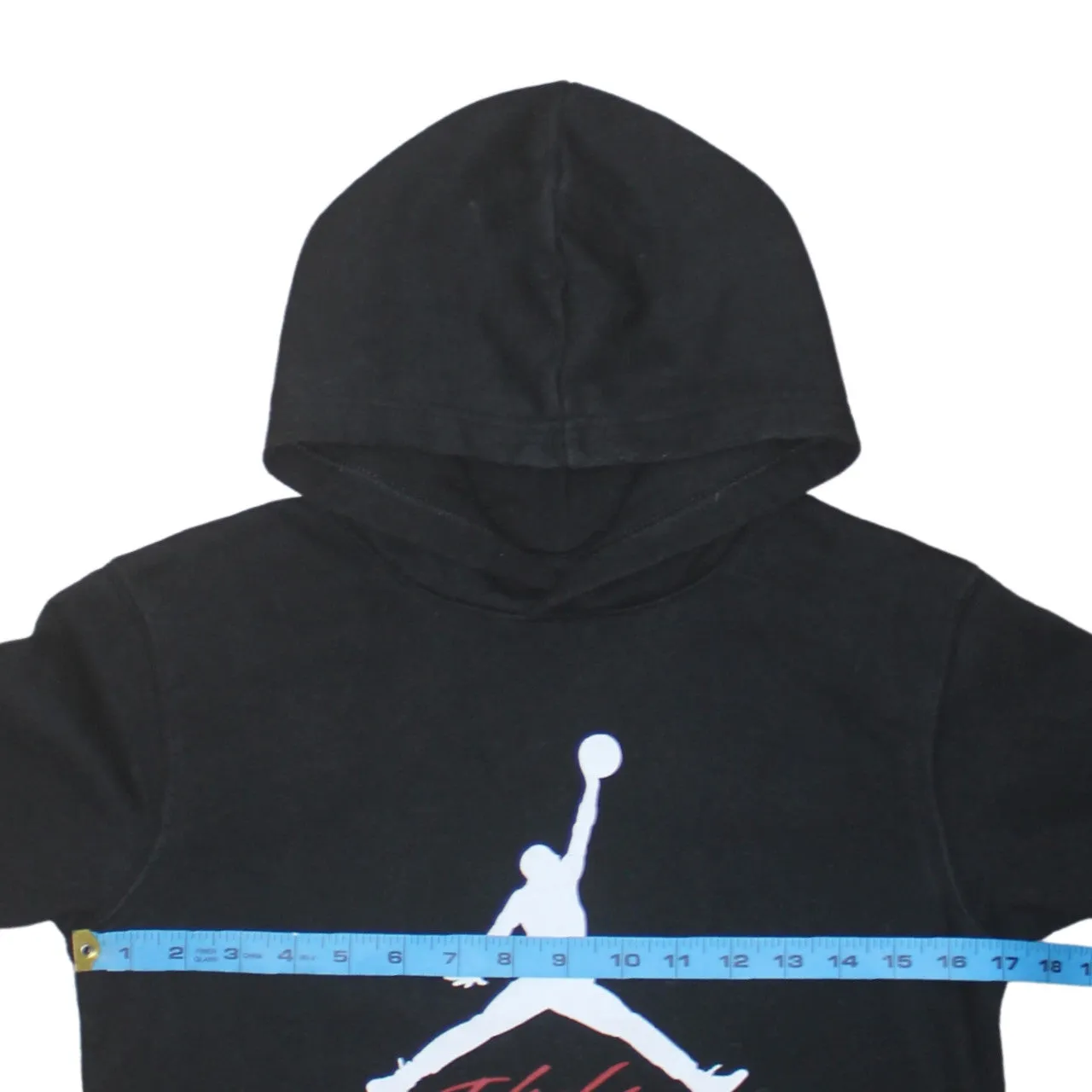 Jordan 90's Spellout Pullover Hoodie Large Black sold by Vintage Club product image thumbnail 5