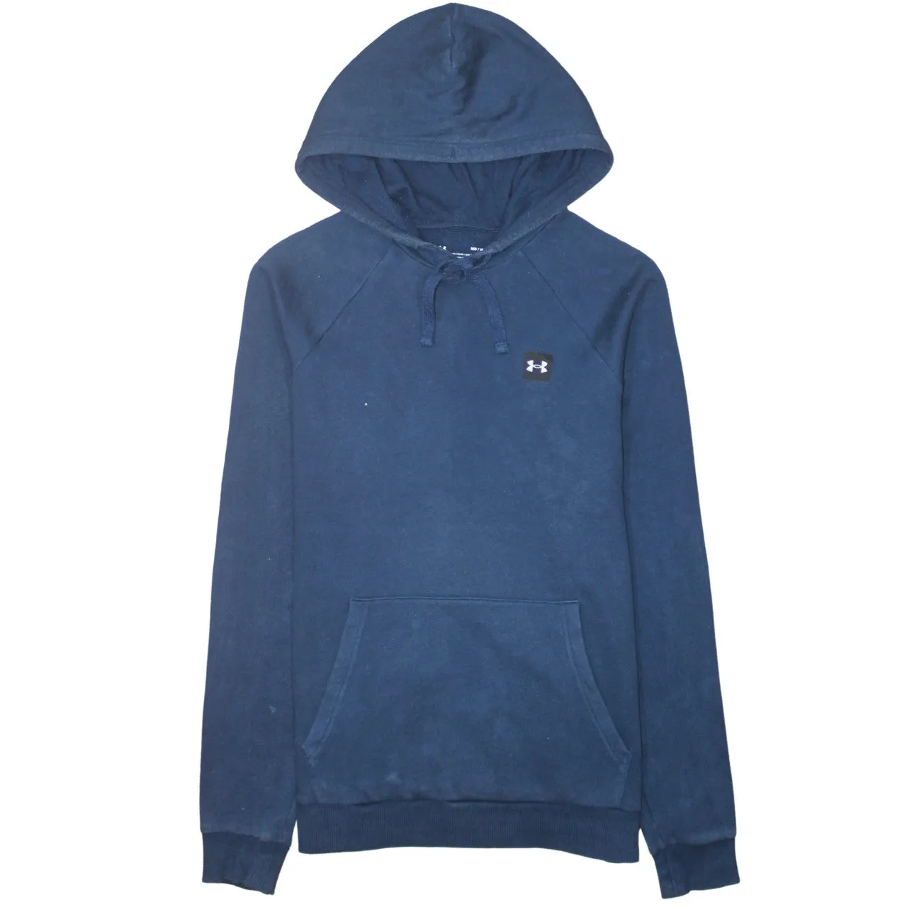 Under Armour 90's Drawstring Pockets Pullover Hoodie Medium Navy Blue sold by Vintage Club