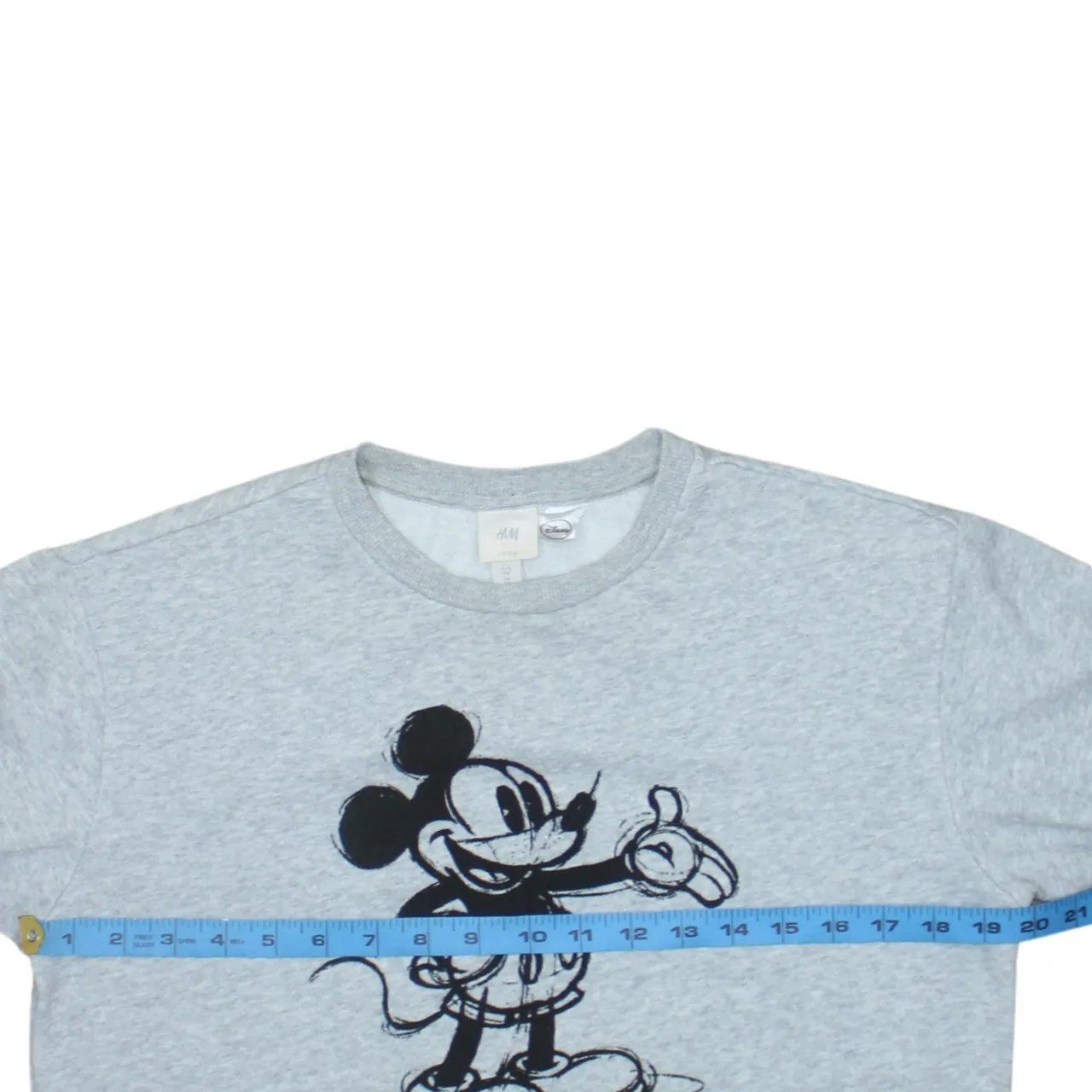Disney 90's Mickey Mouse Crew Neck Sweatshirt Large Grey sold by Vintage Club product image thumbnail 5