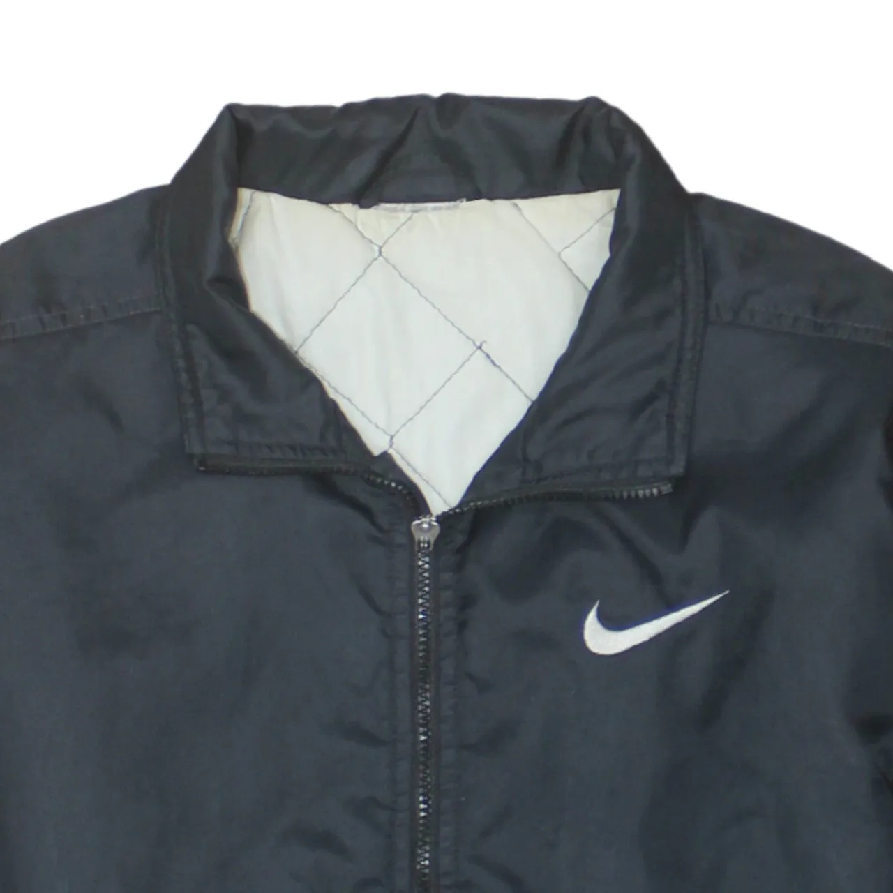 Nike 90's Swoosh Full Zip Up Windbreaker Medium Black sold by Vintage Club product image thumbnail 3