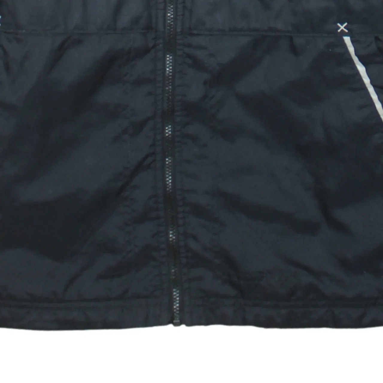 Nike 90's Swoosh Full Zip Up Windbreaker Medium Black sold by Vintage Club product image thumbnail 4