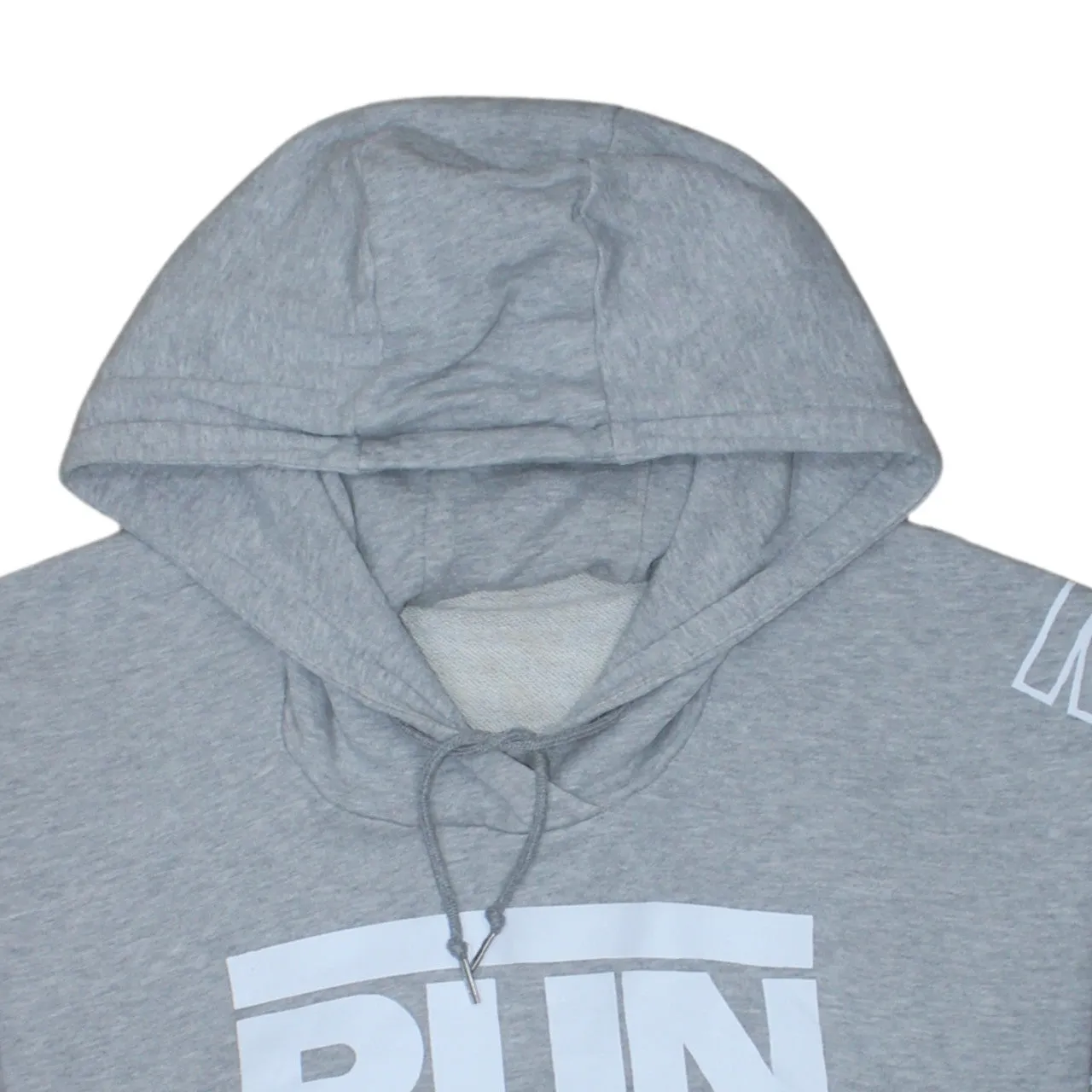 Adidas 90's Drawstring Pockets Pullover Hoodie XSmall Grey sold by Vintage Club product image thumbnail 3