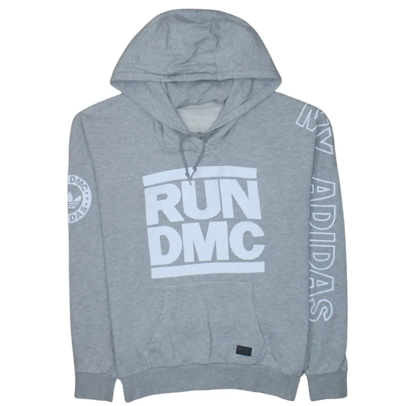 Adidas 90's Drawstring Pockets Pullover Hoodie XSmall Grey sold by Vintage Club