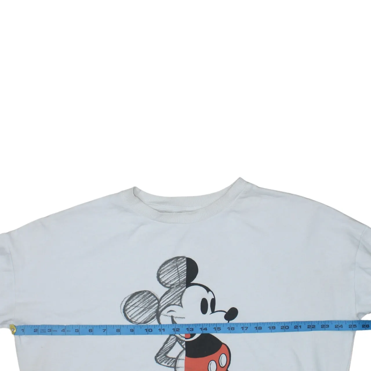 Disney 90's Mickey Mouse Crew Neck Sweatshirt Large White sold by Vintage Club product image thumbnail 5