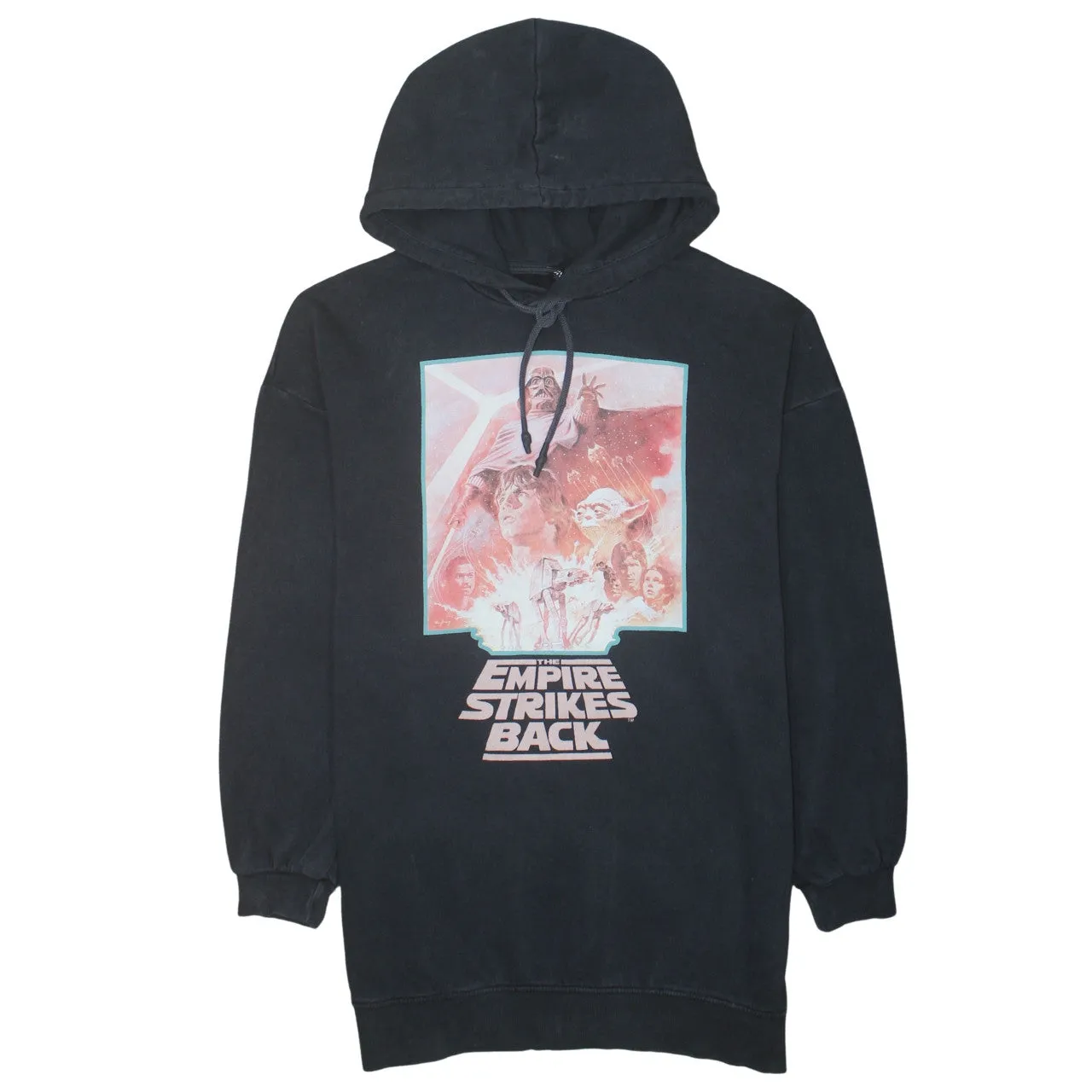 Disney 90's Loungewear Pullover Hoodie Medium Black sold by Vintage Club