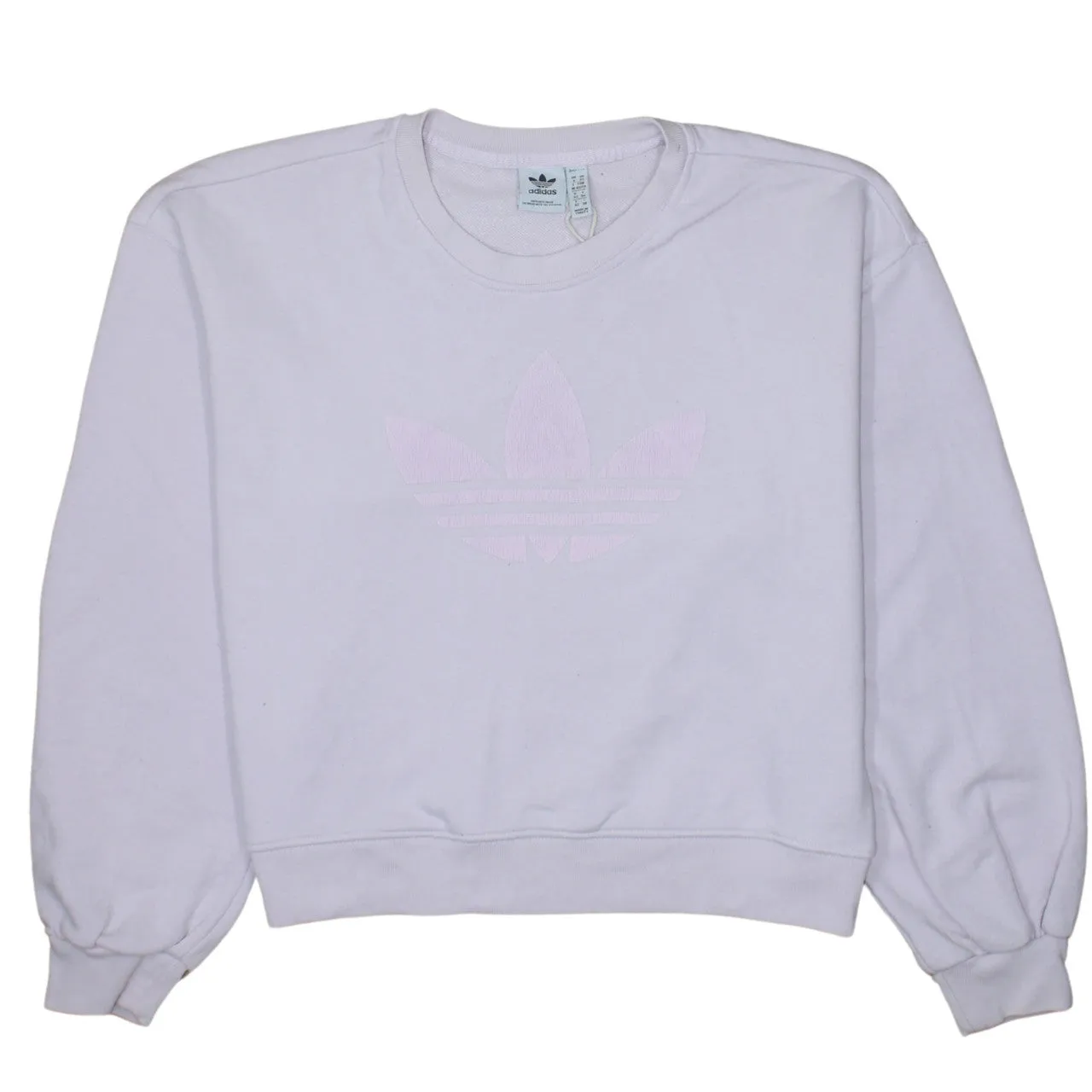 Adidas 90's Spellout Crew Neck Sweatshirt XSmall Purple sold by Vintage Club