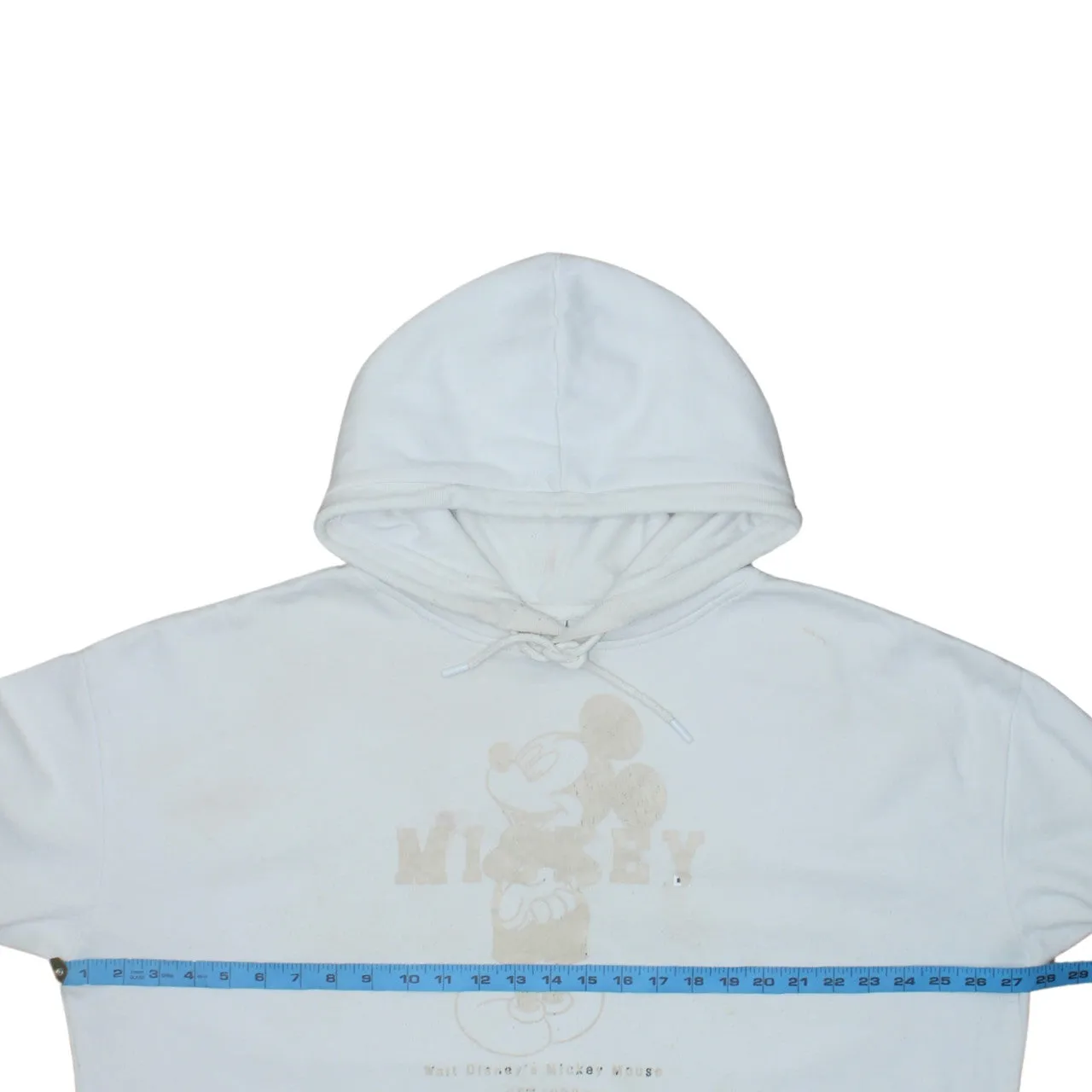 Disney 90's Mickey Mouse Pullover Hoodie XLarge White sold by Vintage Club product image thumbnail 5
