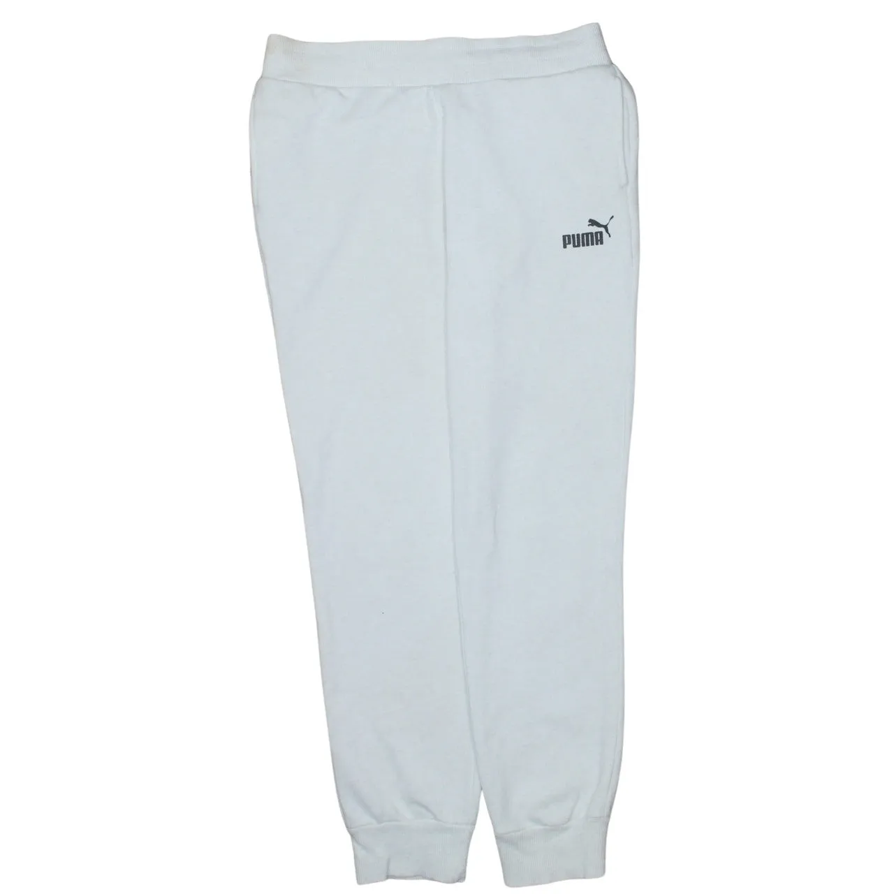 Puma 90's Rib Cuff Casual Joggers / Sweatpants Medium White sold by Vintage Club