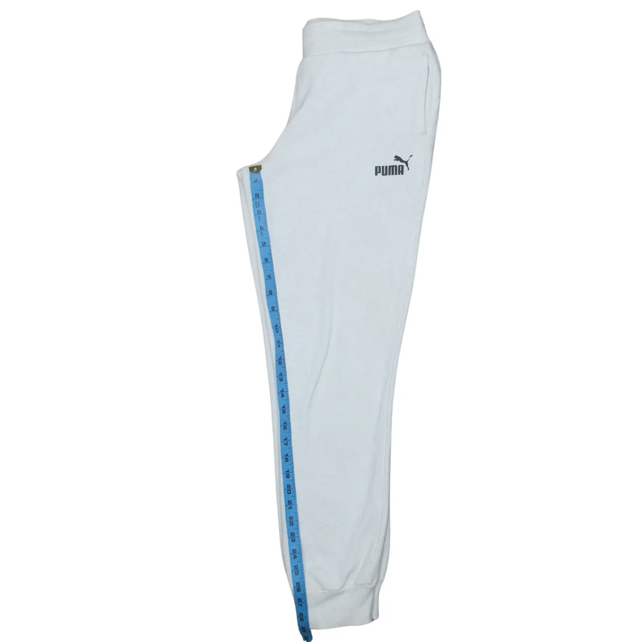 Puma 90's Rib Cuff Casual Joggers / Sweatpants Medium White sold by Vintage Club product image thumbnail 5