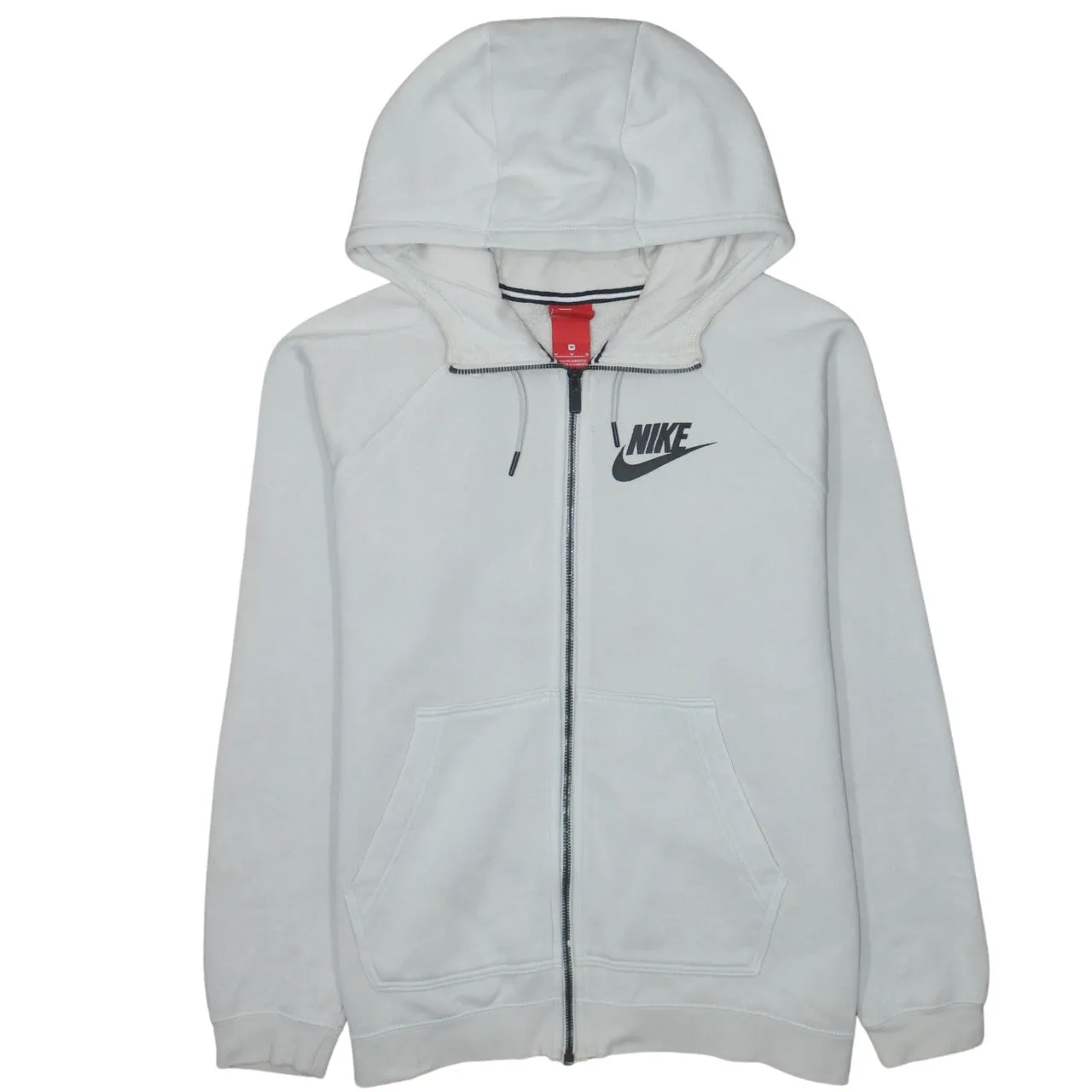 Nike 90's Swoosh Full Zip Up Hoodie Medium Grey sold by Vintage Club