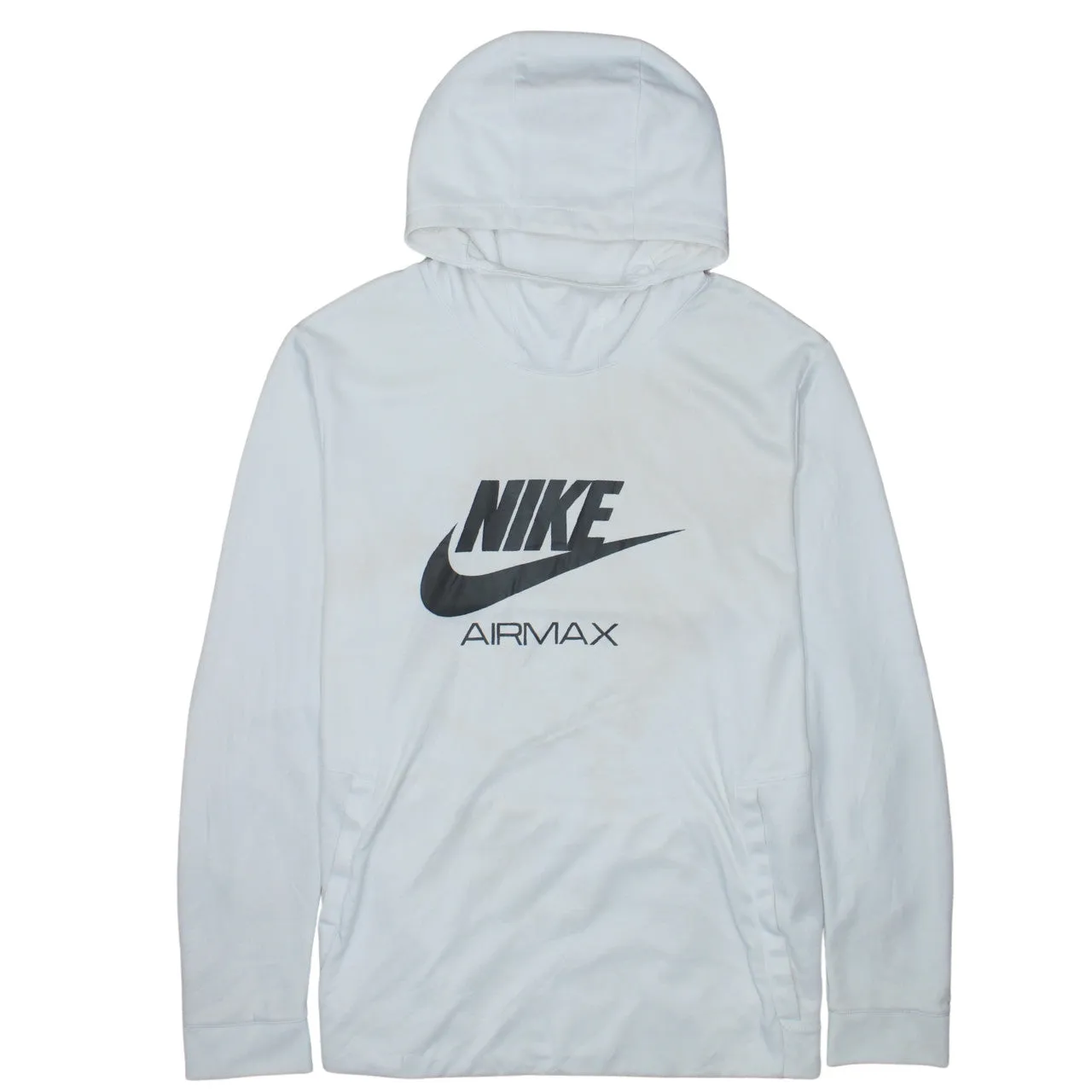 Nike 90's Center Middle Swoosh Pullover Hoodie XLarge White sold by Vintage Club