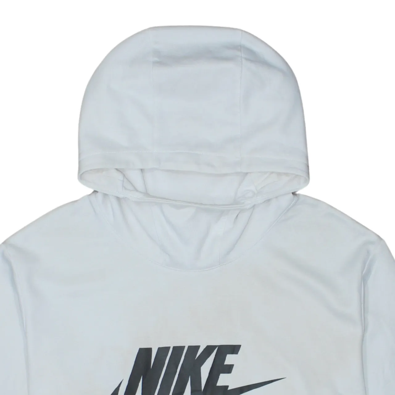 Nike 90's Center Middle Swoosh Pullover Hoodie XLarge White sold by Vintage Club product image thumbnail 3