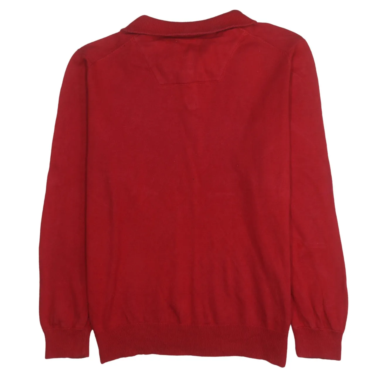 Timberland 90's Lightweight Quarter Zip Sweatshirt XXLarge (2XL) Red sold by Vintage Club product image thumbnail 2