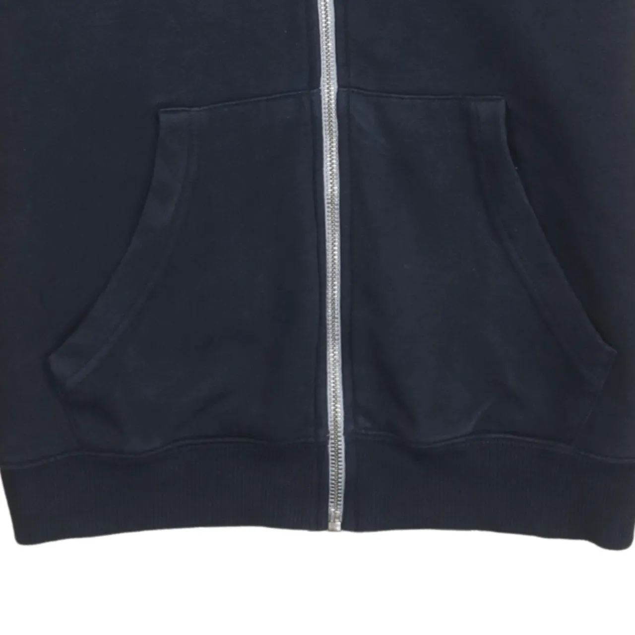 QuikSilver 90's Drawstring Pockets Full Zip Up Hoodie XLarge Navy Blue sold by Vintage Club product image thumbnail 4