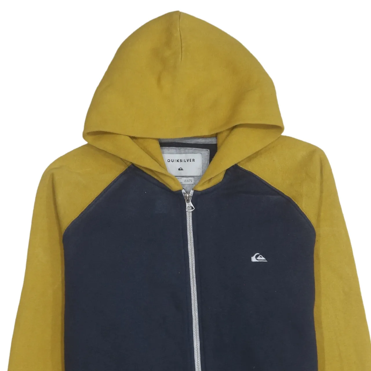 QuikSilver 90's Drawstring Pockets Full Zip Up Hoodie XLarge Navy Blue sold by Vintage Club product image thumbnail 3