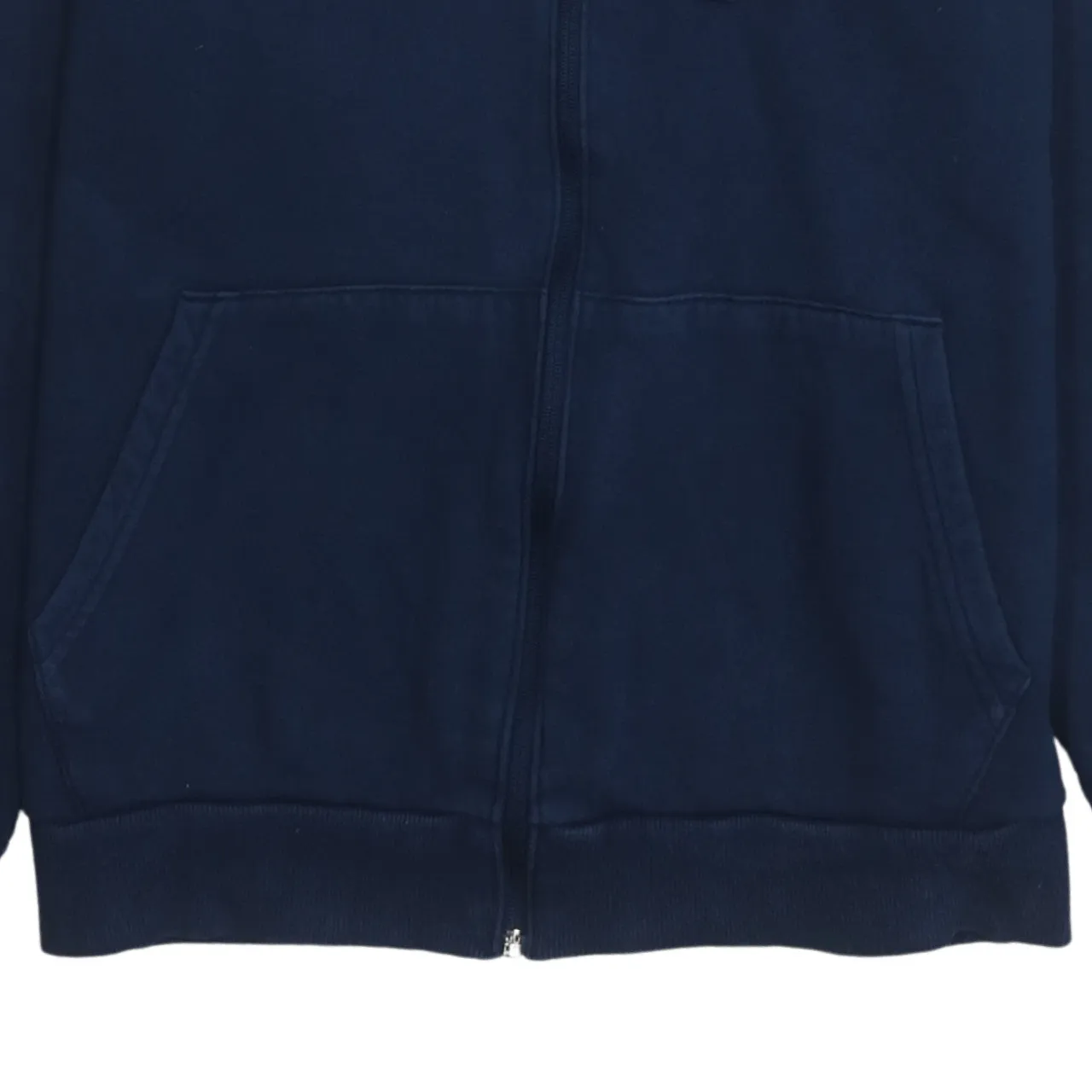 Under Armour 90's Drawstring Pockets Full Zip Up Hoodie Medium Navy Blue sold by Vintage Club product image thumbnail 4