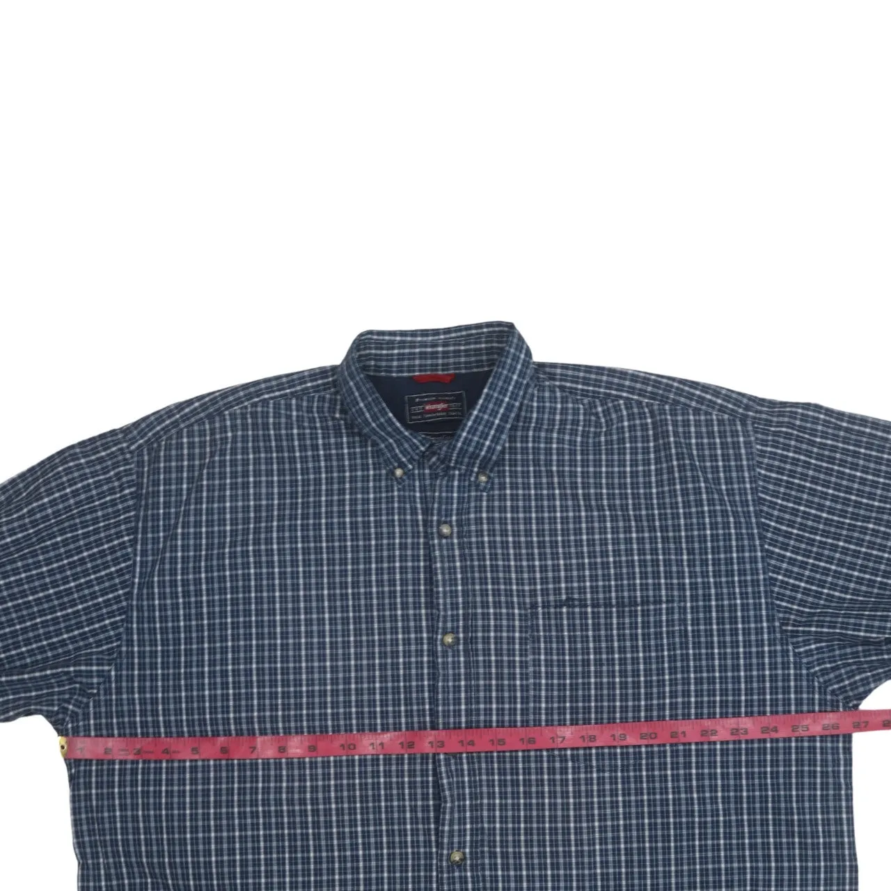 Wrangler 90's Long Sleeve Button Up Shirt XXLarge Navy Blue sold by Vintage Club product image thumbnail 5