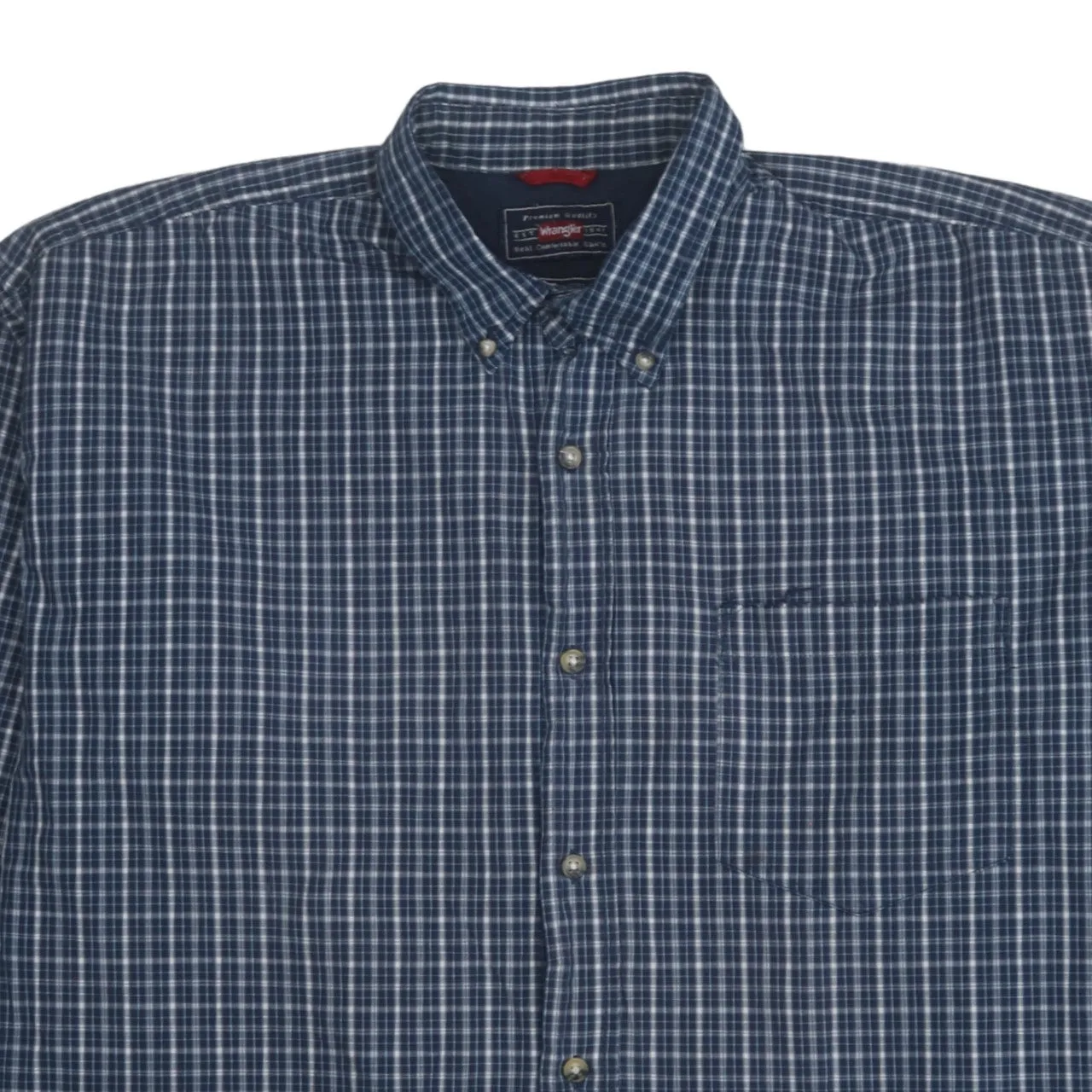 Wrangler 90's Long Sleeve Button Up Shirt XXLarge Navy Blue sold by Vintage Club product image thumbnail 3