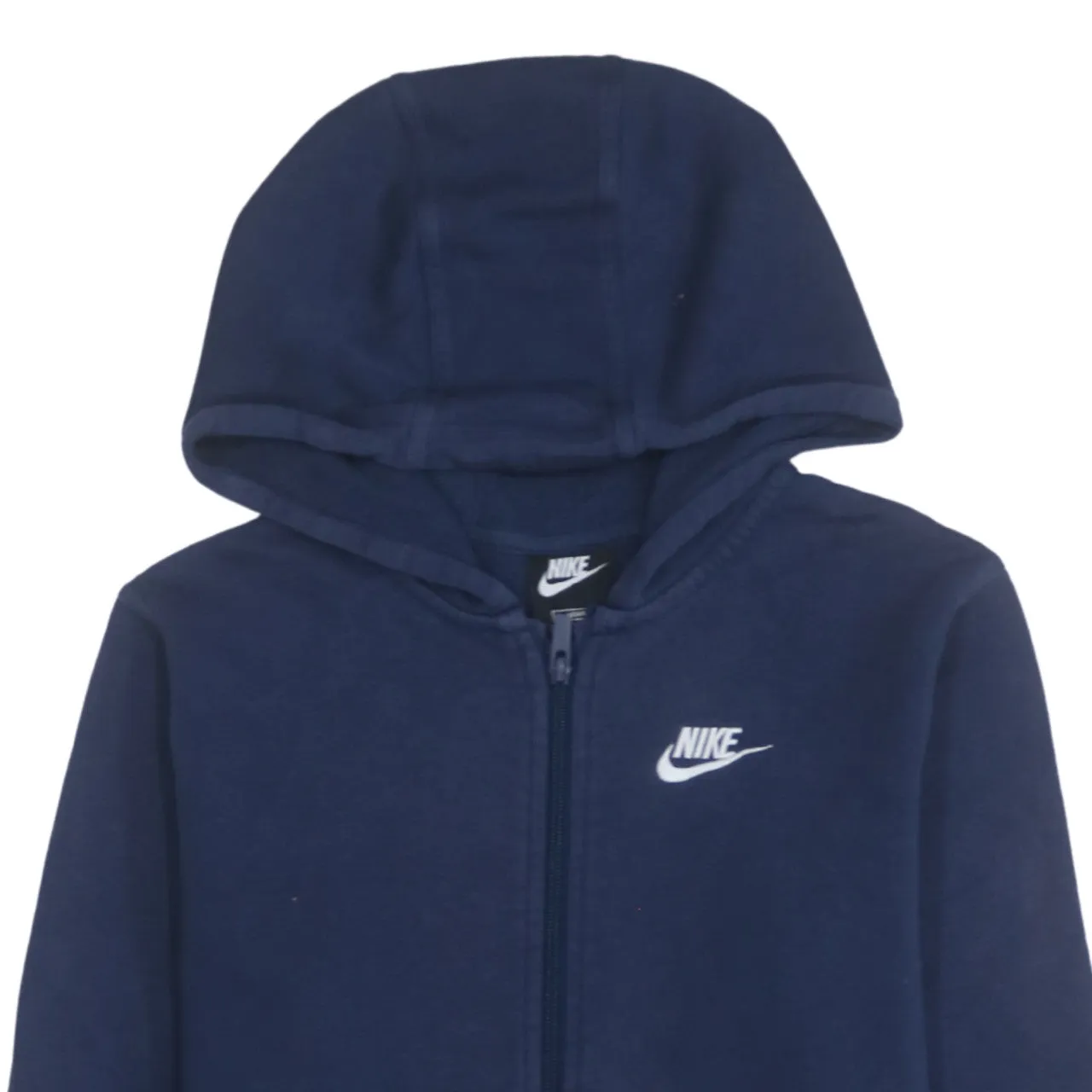 Nike 90's Swoosh Full Zip Up Hoodie XLarge Navy Blue sold by Vintage Club product image thumbnail 3
