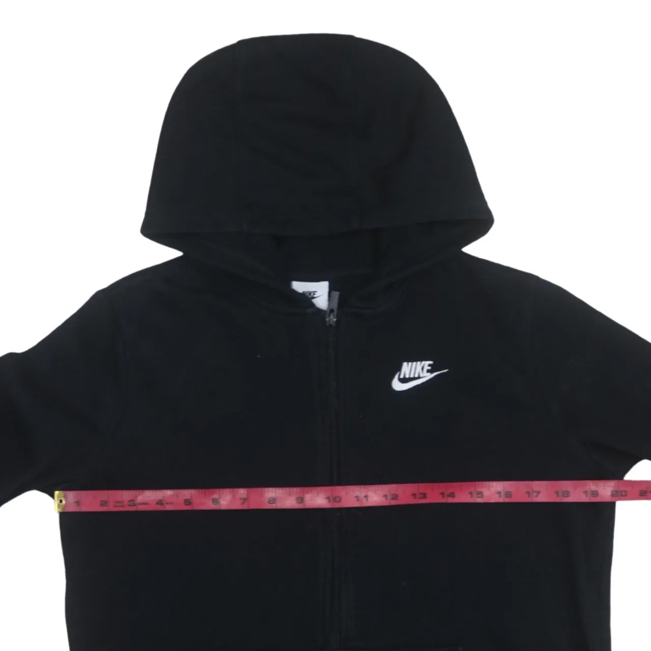 Nike 90's Swoosh Full Zip Up Hoodie XLarge Black sold by Vintage Club product image thumbnail 5