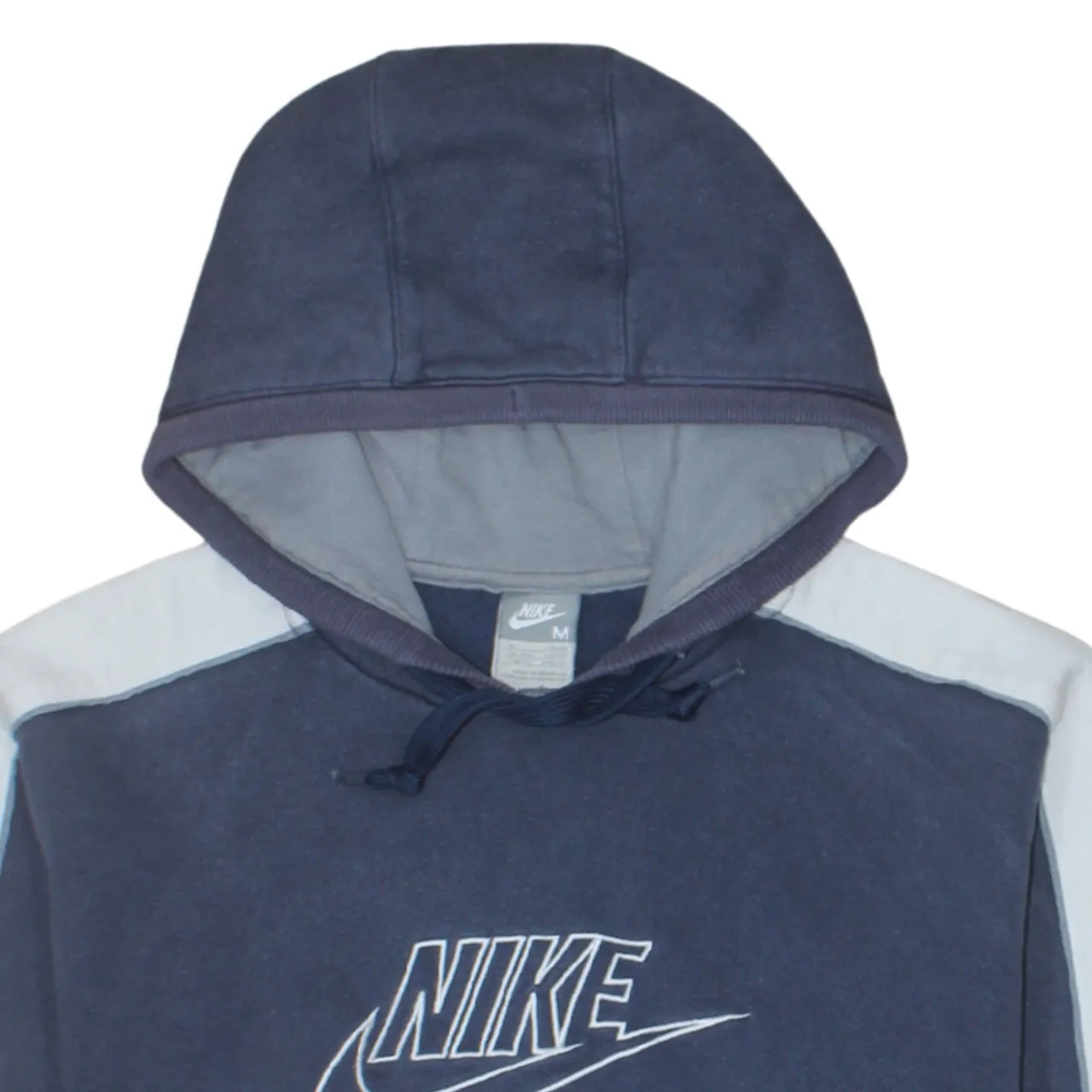 Nike 90's Center Middle Swoosh Pullover Hoodie Medium Navy Blue sold by Vintage Club product image thumbnail 3