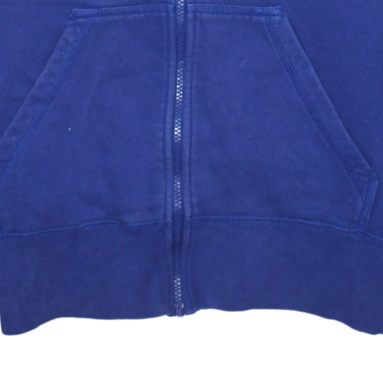 Nike 90's Swoosh Full Zip Up Hoodie Small Blue sold by Vintage Club product image thumbnail 4
