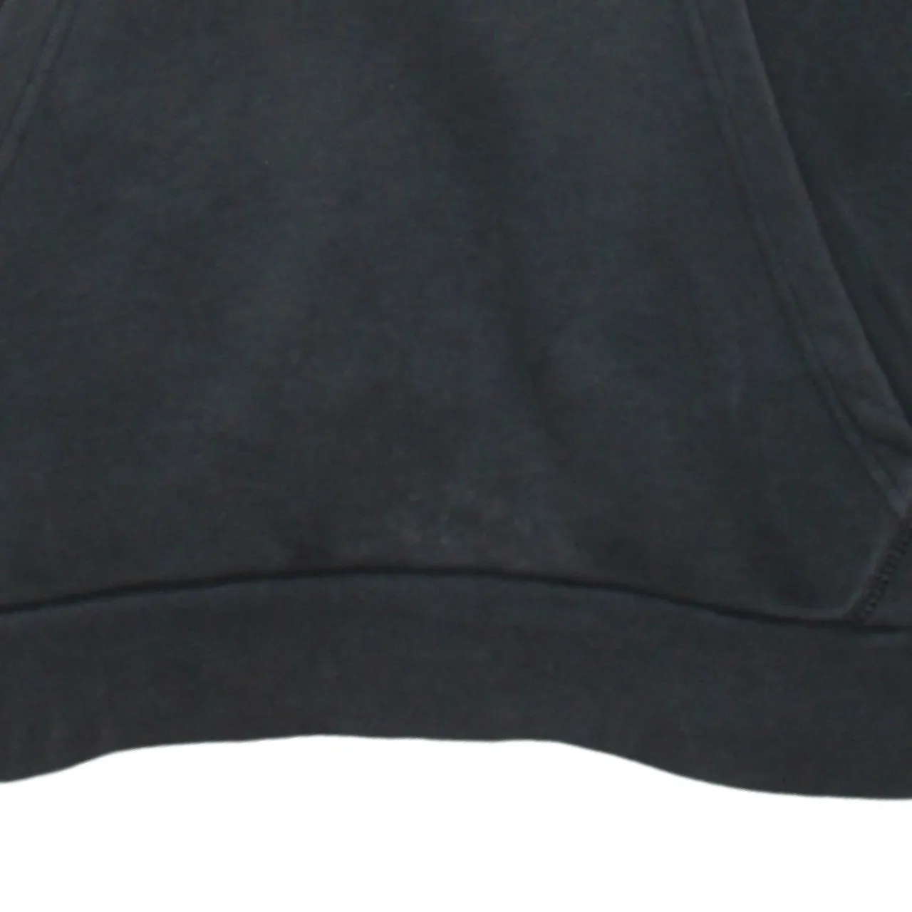 Adidas 90's Drawstring Pockets Pullover Hoodie Medium Black sold by Vintage Club product image thumbnail 4