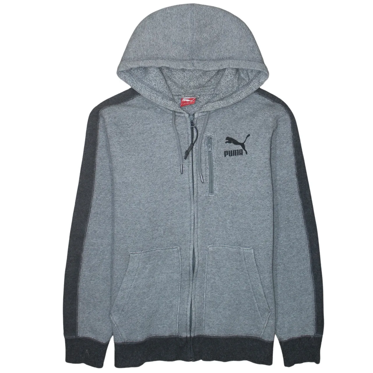 Puma 90's Lightweight Full Zip Up Hoodie Medium Grey sold by Vintage Club