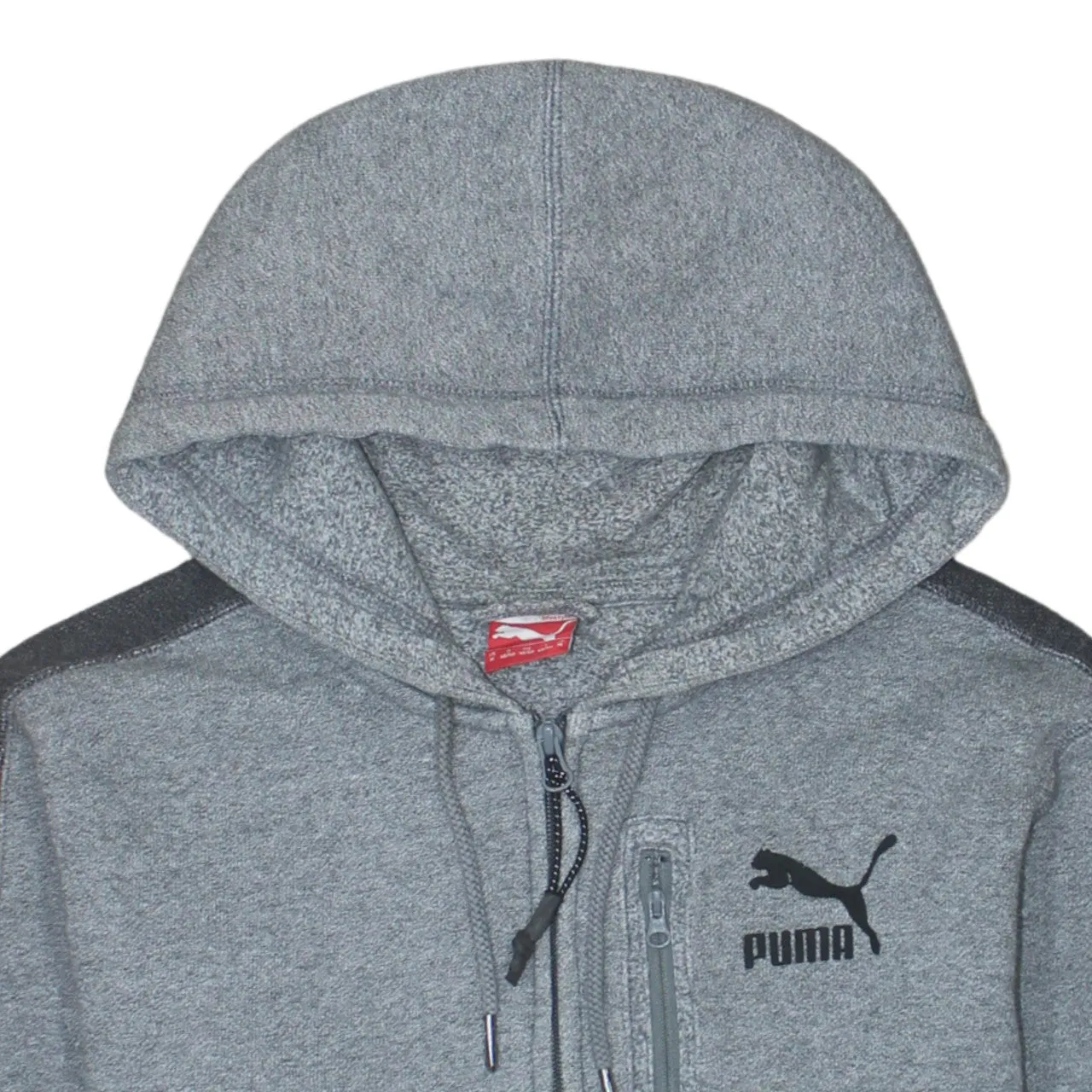 Puma 90's Lightweight Full Zip Up Hoodie Medium Grey sold by Vintage Club product image thumbnail 3
