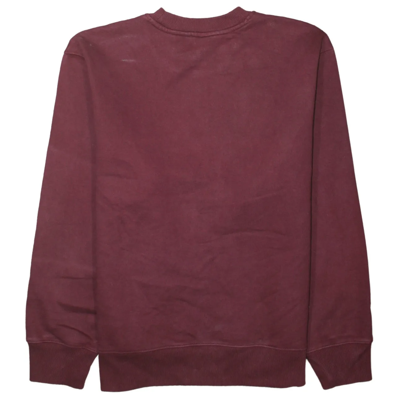 Adidas 90's Lightweight Crew Neck Sweatshirt Large Burgundy Red sold by Vintage Club product image thumbnail 2