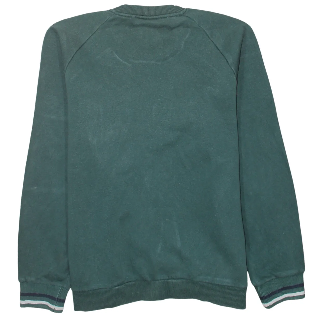 Adidas 90's Spellout Crew Neck Sweatshirt Medium Green sold by Vintage Club product image thumbnail 2