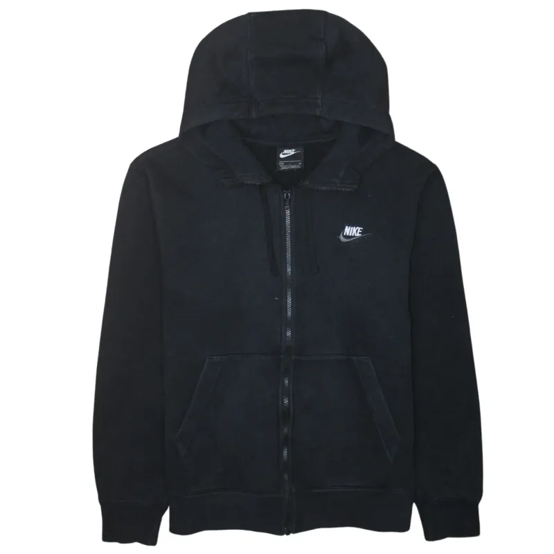 Nike 90's Swoosh Full Zip Up Hoodie Small Black sold by Vintage Club