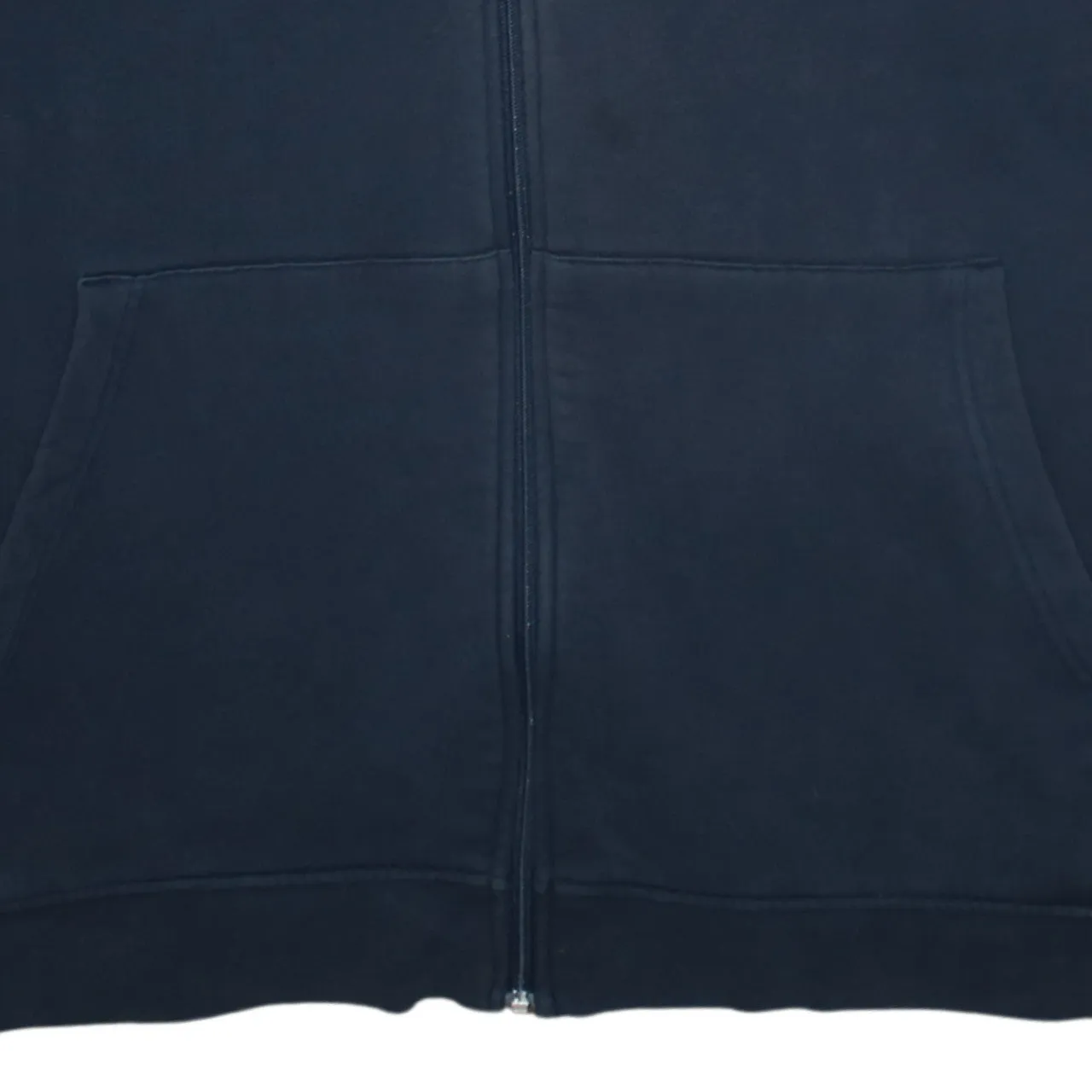 Adidas Navy Blue Hoodie Women’s 3XL Embroidered Logo Three Stripe Full Zip Sweatshirt sold by Vintage Club product image thumbnail 4