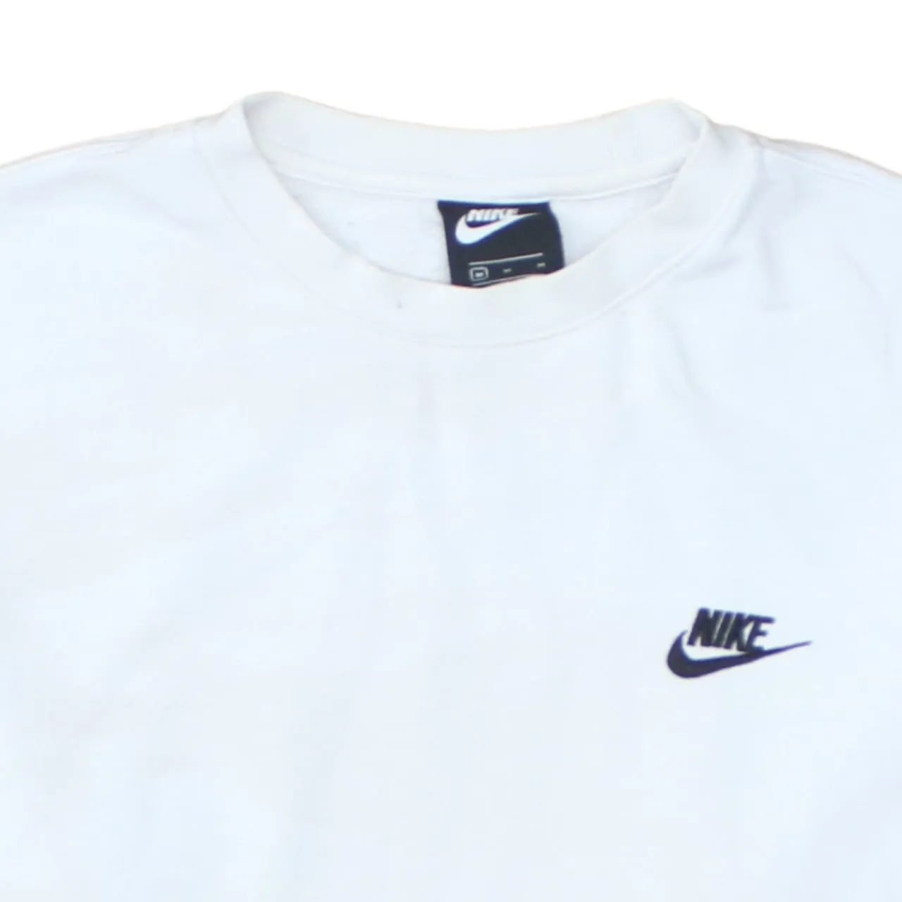 Nike 90's Swoosh Crew Neck Sweatshirt Medium White sold by Vintage Club product image thumbnail 3