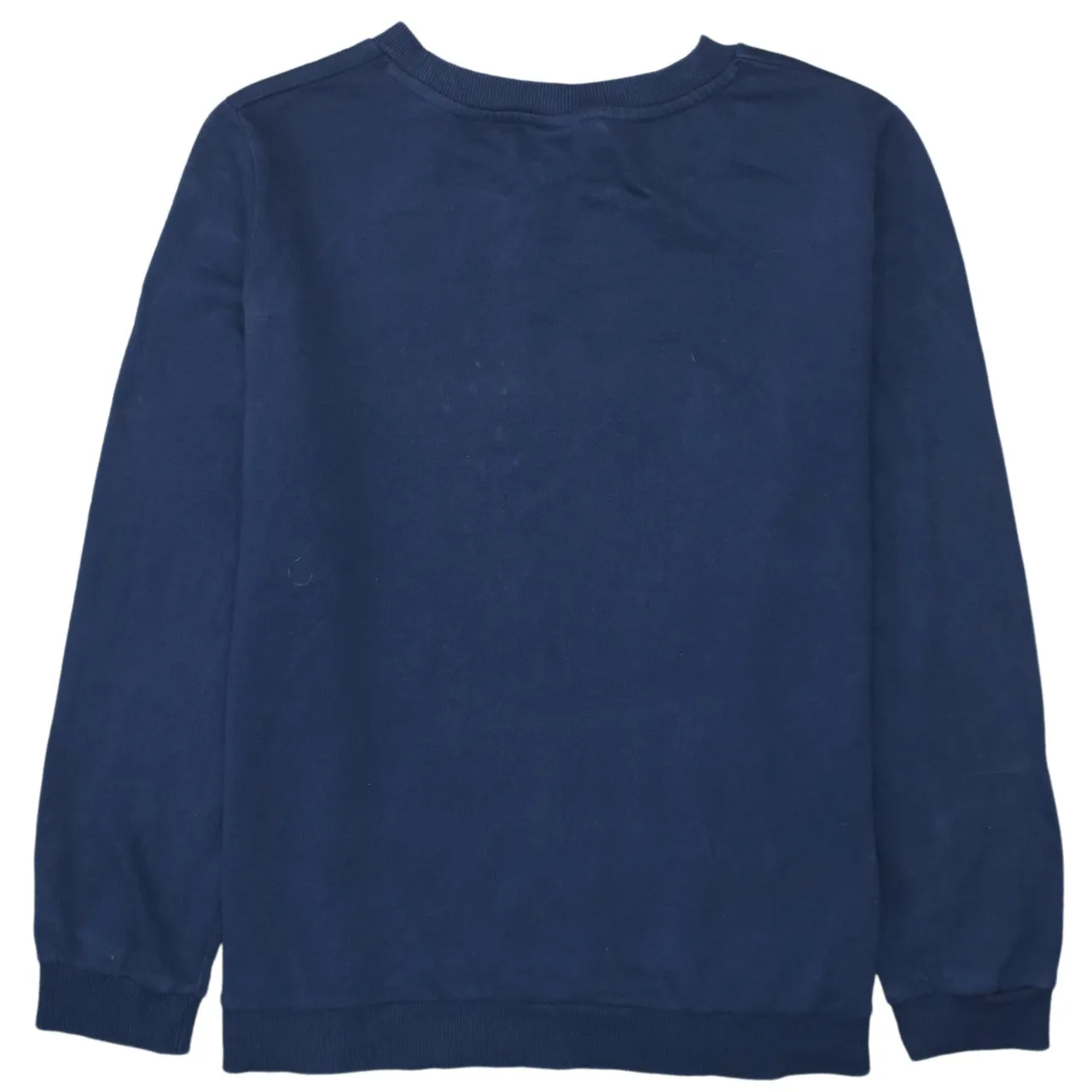 Disney Navy Blue Sweatshirt Men's Large Floral Mickey Printed Front Cotton Pullover Top sold by Vintage Club product image thumbnail 2