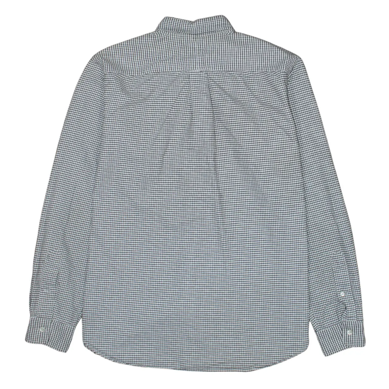 Polo Ralph Lauren Grey Check Shirt Men's Large Embroidered Pony Logo Button Down Casual Top sold by Vintage Club product image thumbnail 2